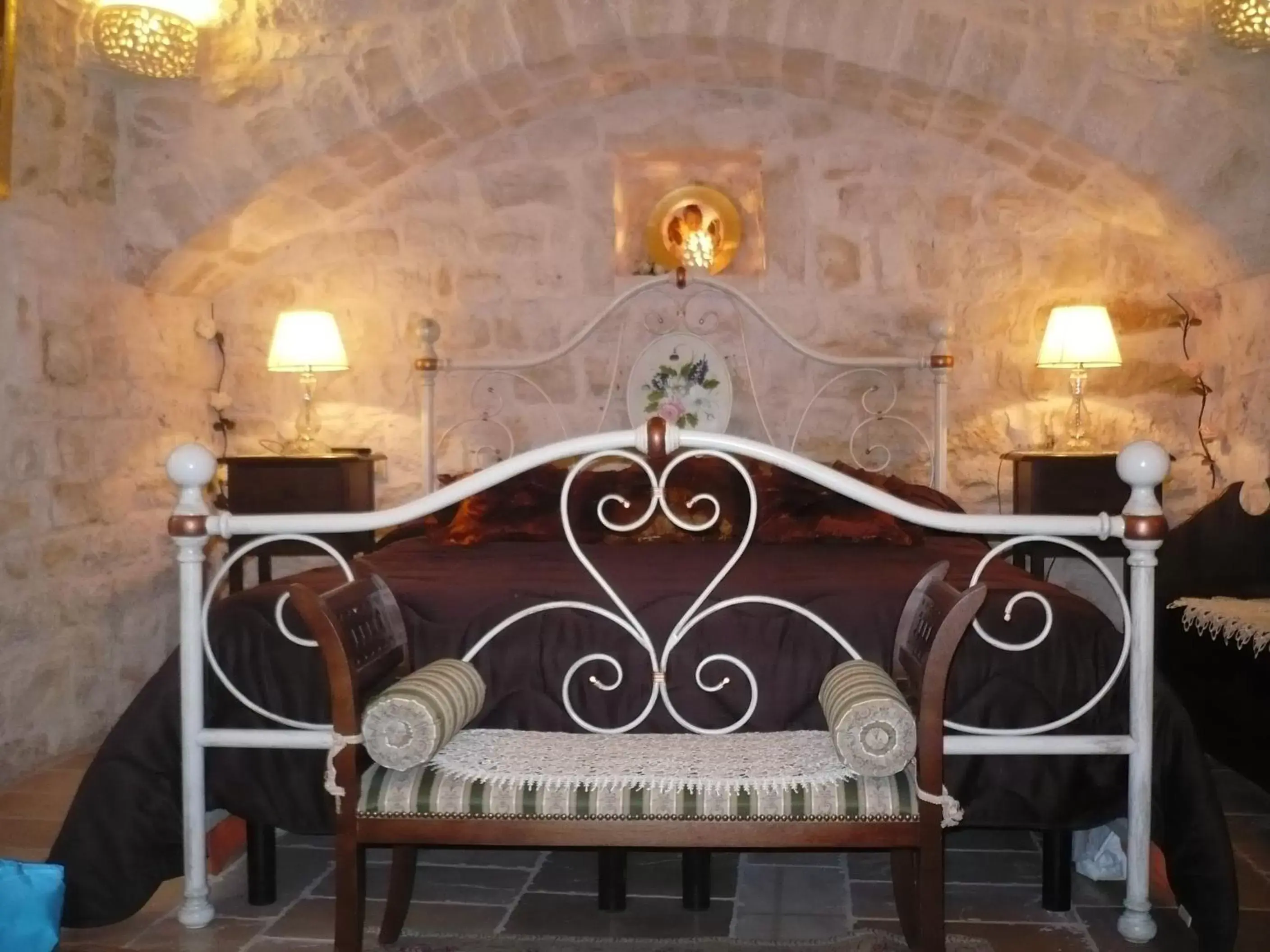 Seating area, Bed in L'Isola Felice e Trulli Sotto Le Stelle