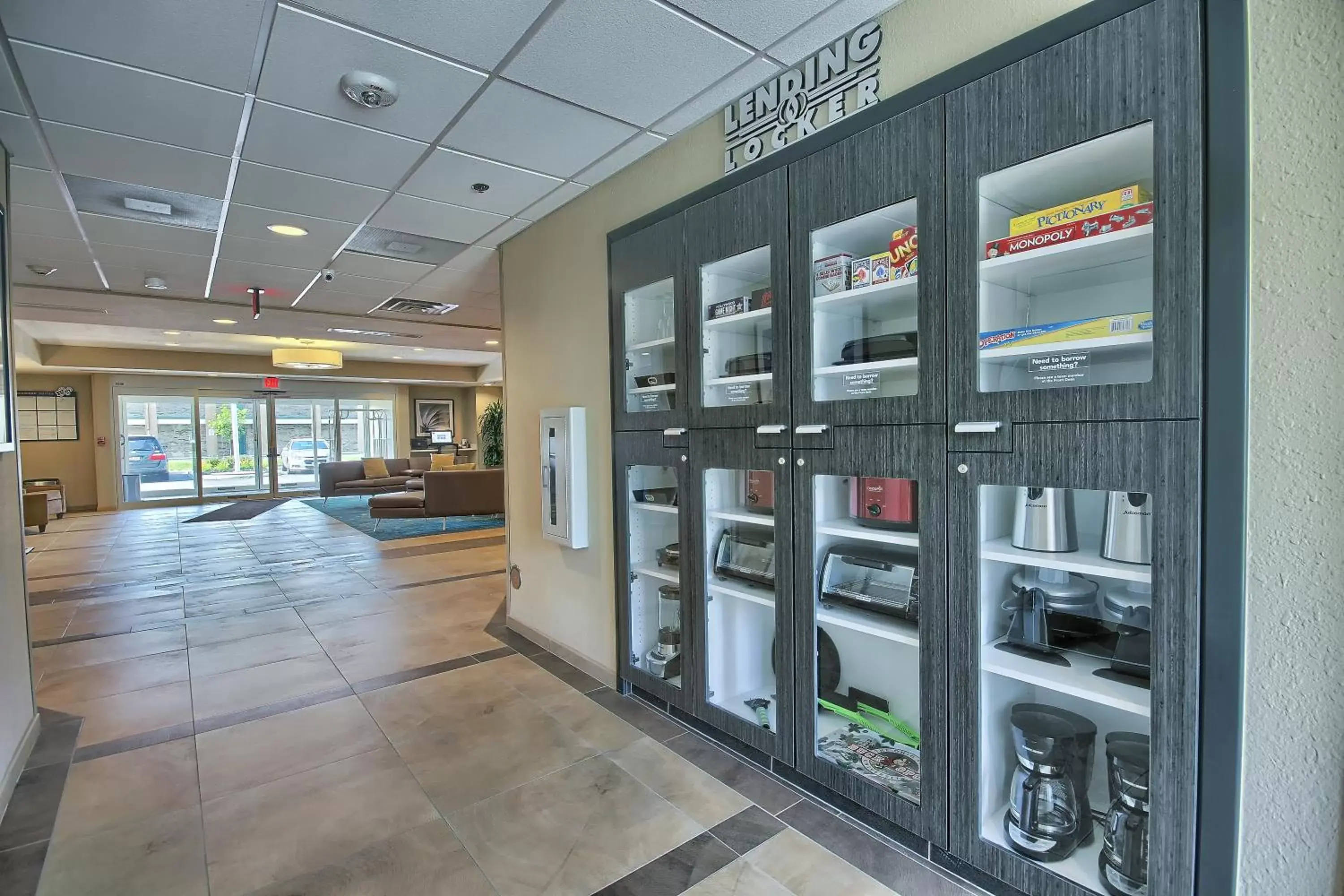 Lobby or reception in Candlewood Suites Columbus - Grove City, an IHG Hotel Lobby or reception in Candlewood Suites Columbus - Grove City, an IHG Hotel