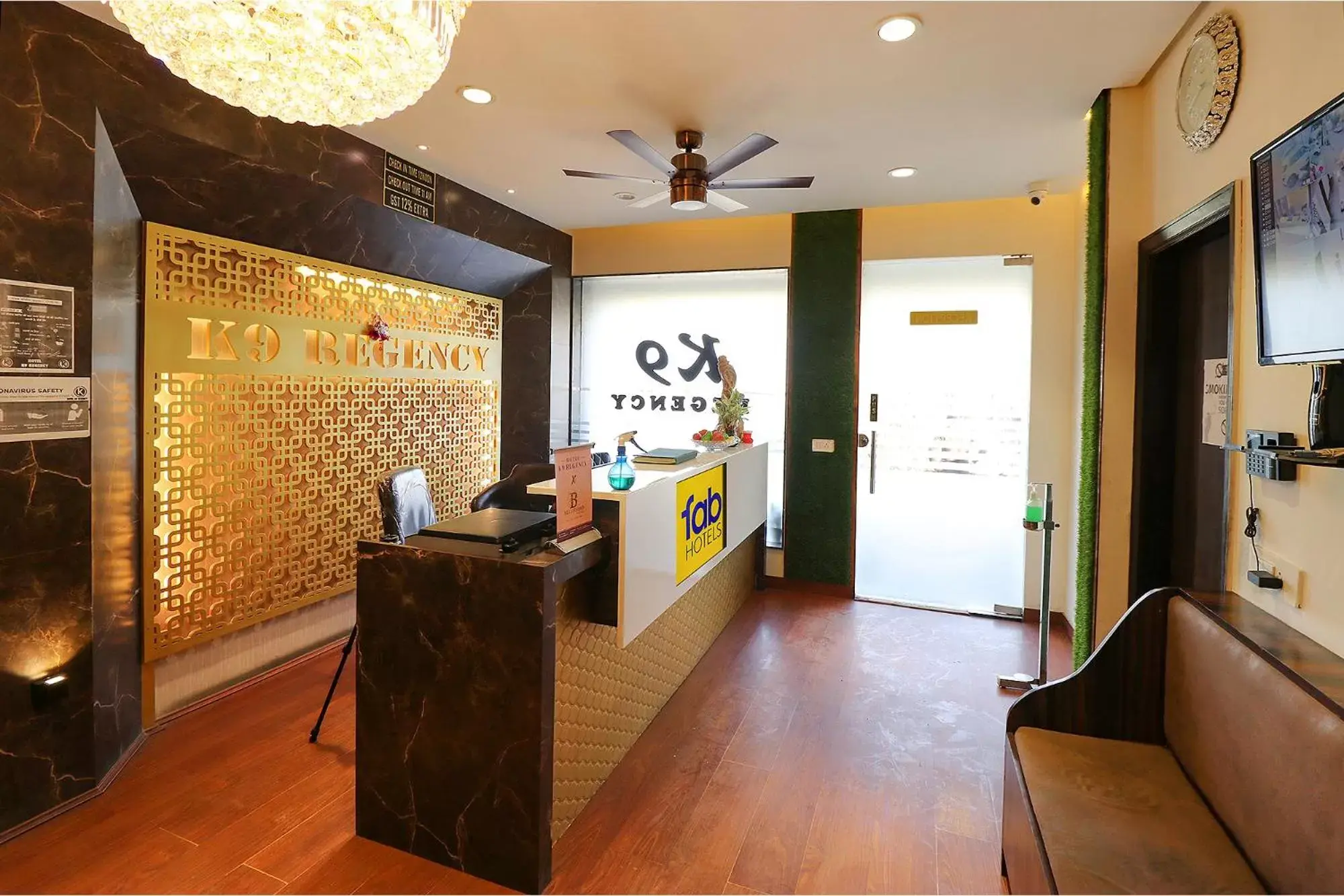 Lobby or reception in FabHotel K9 Lobby or reception in FabHotel K9