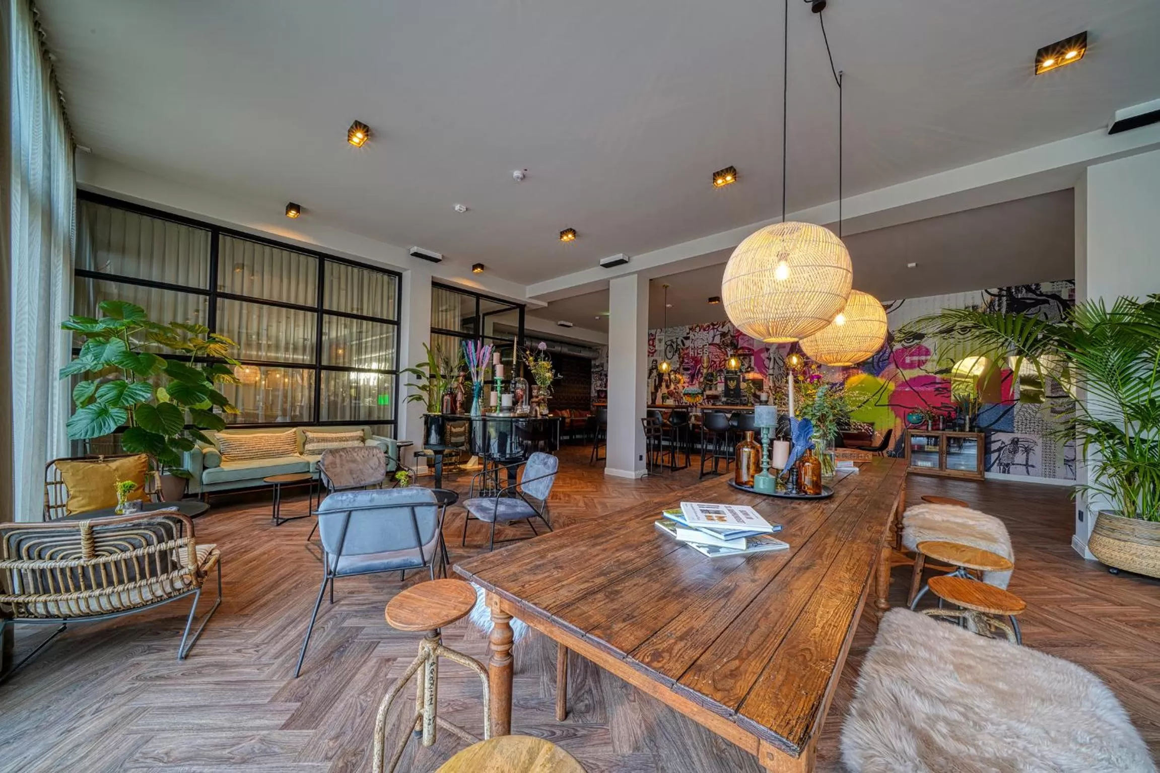 Lobby or reception in NYCE Hotel Bonn