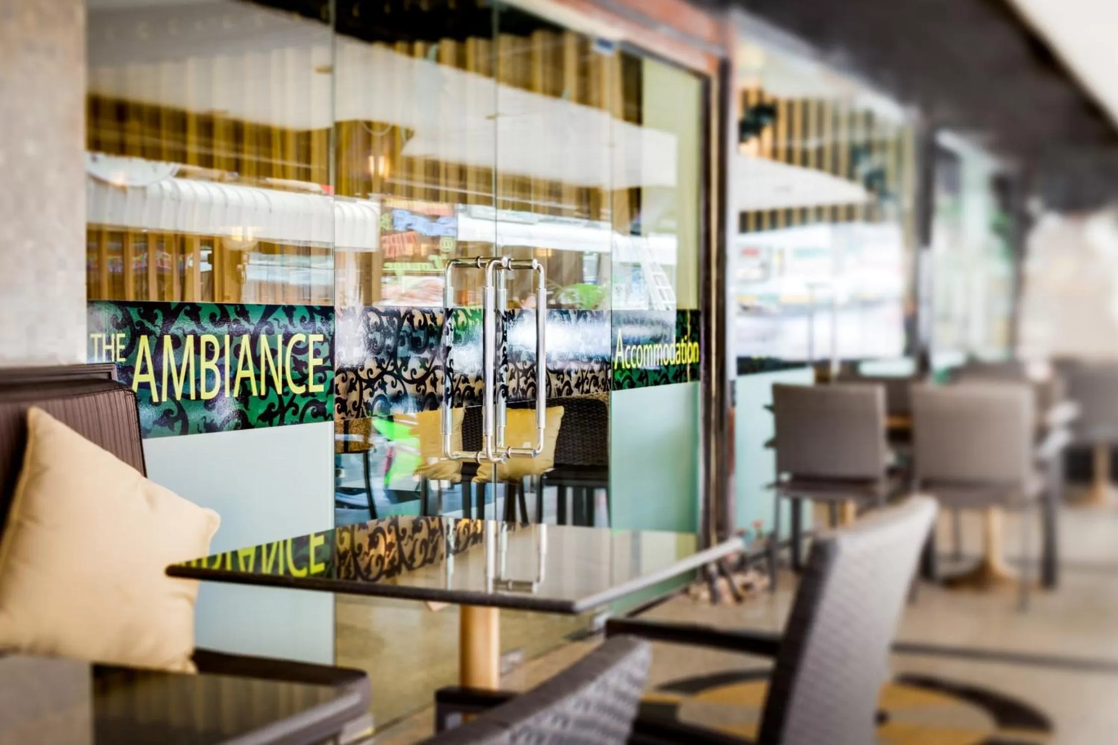 Restaurant/places to eat in The Ambiance Hotel