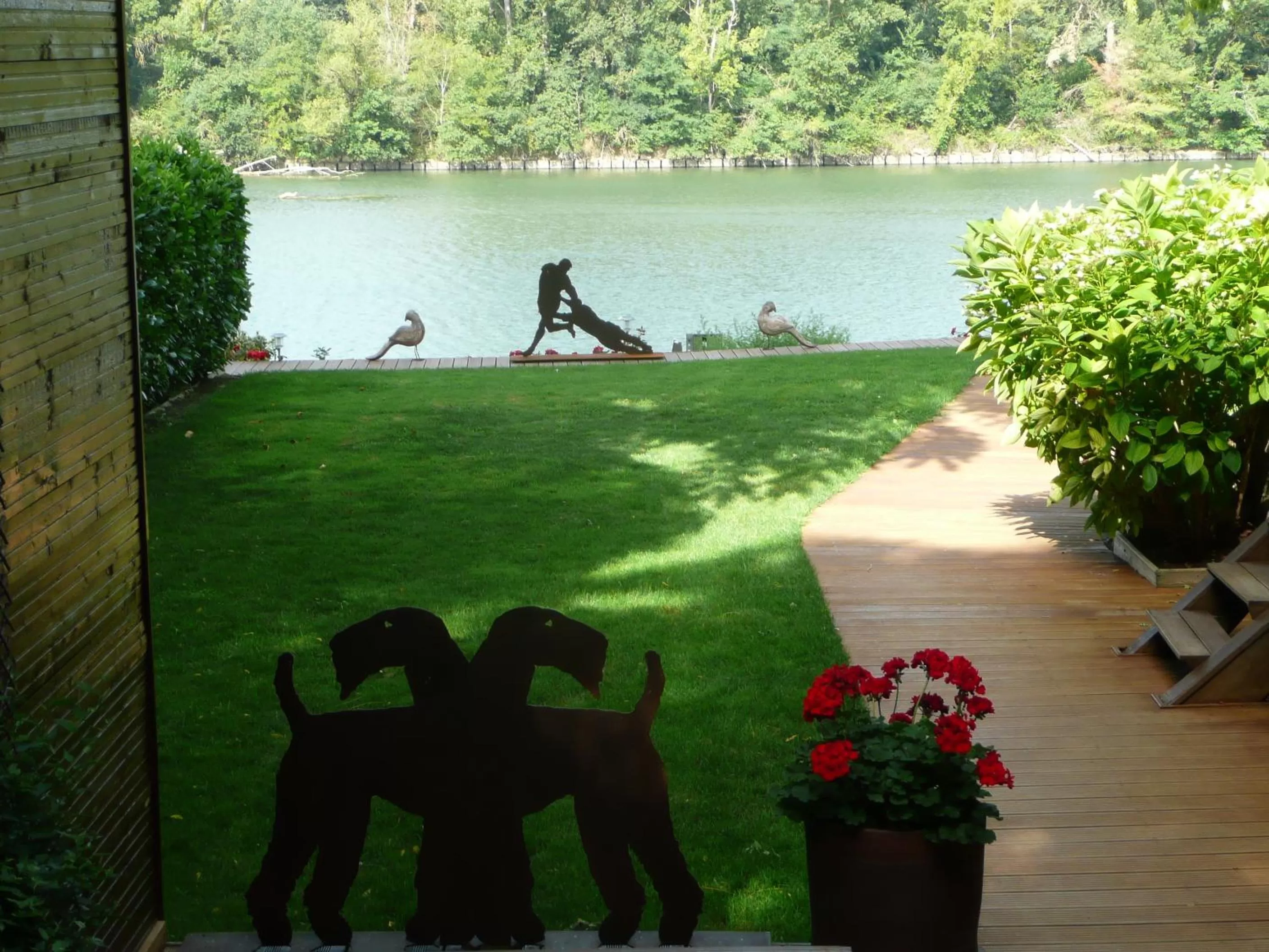 River view in B&B Garonnella