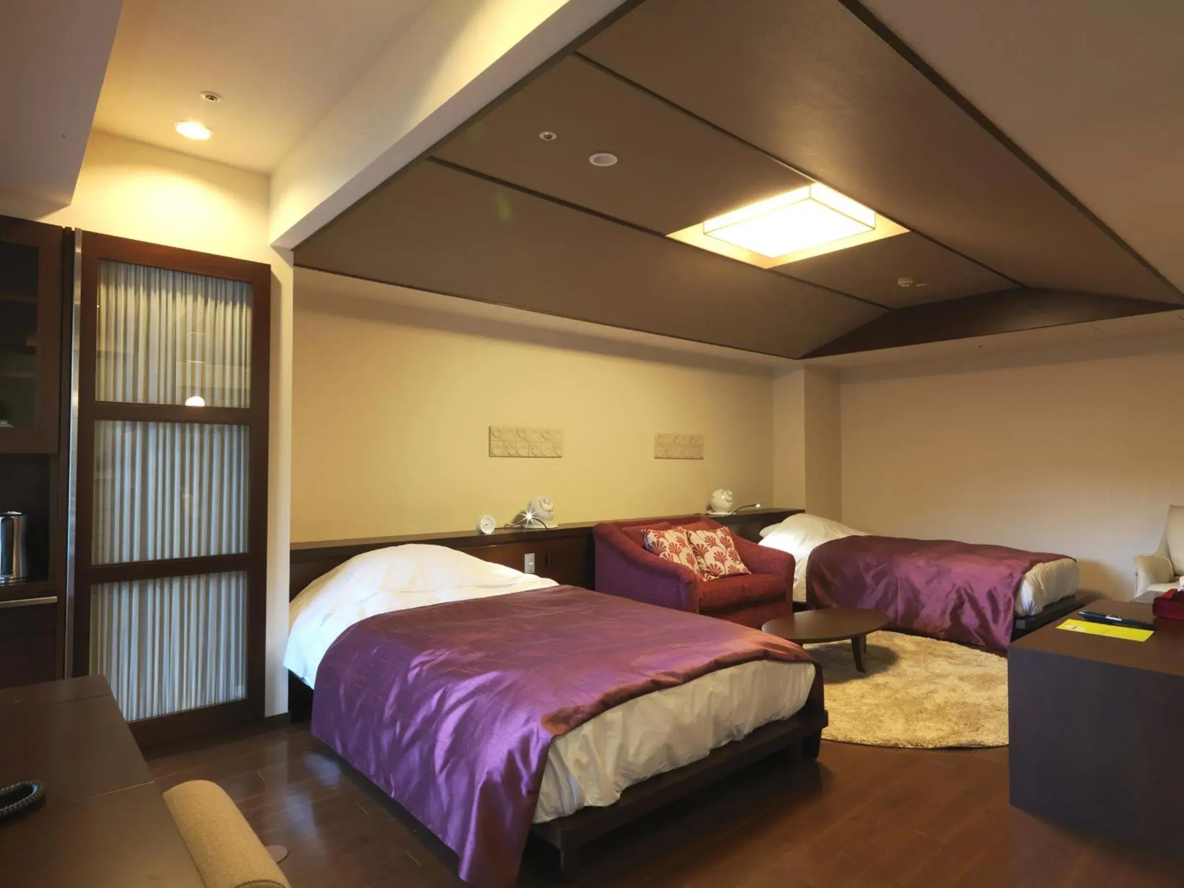 Bed in Jozankei Tsuruga Resort Spa Mori no Uta