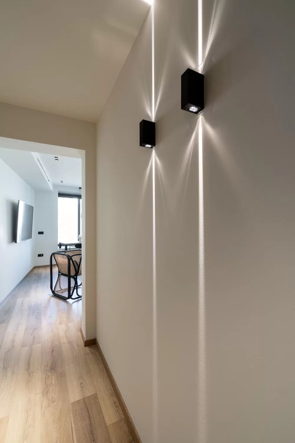 Living room in Athens Woo Suites