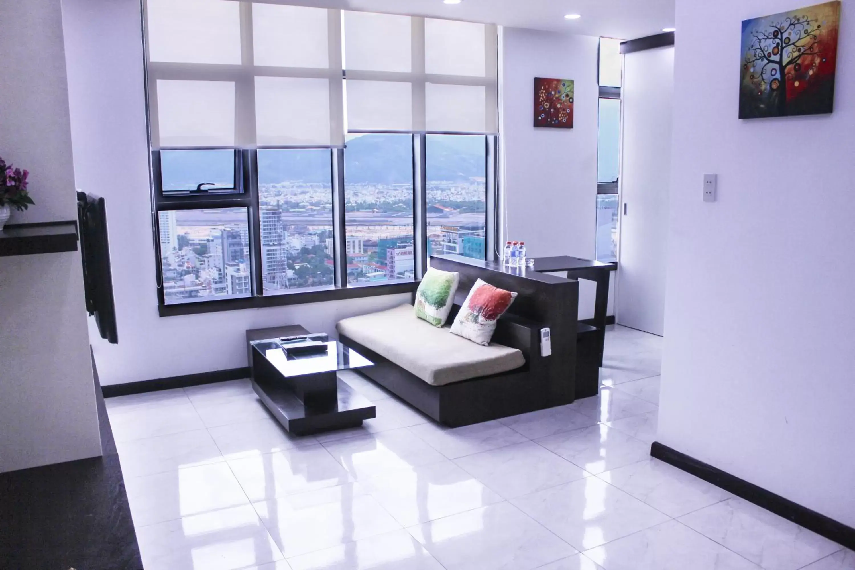 Living room, Seating Area in Gold Ocean Apartment