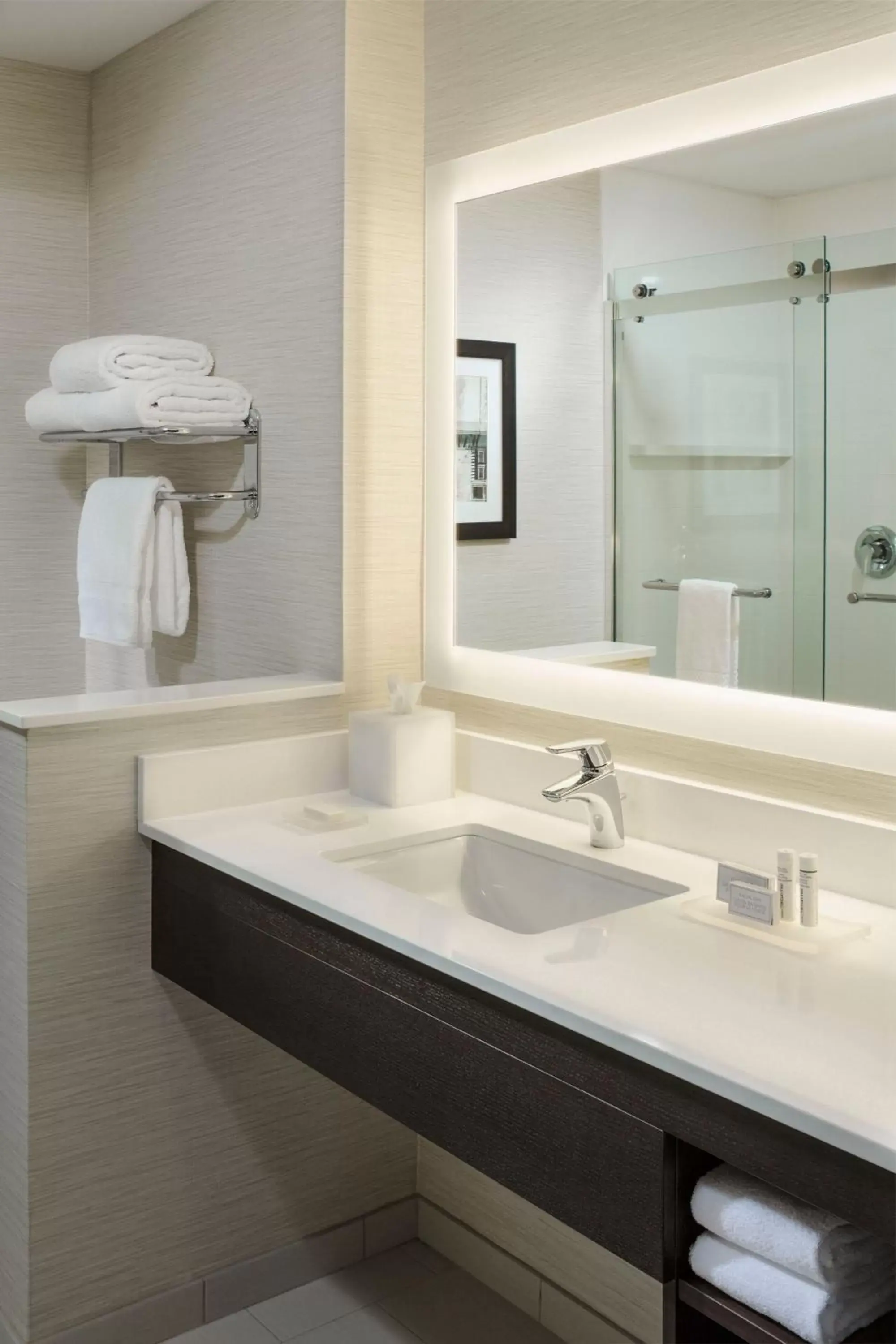 Bathroom in Fairfield by Marriott Waterbury Stowe