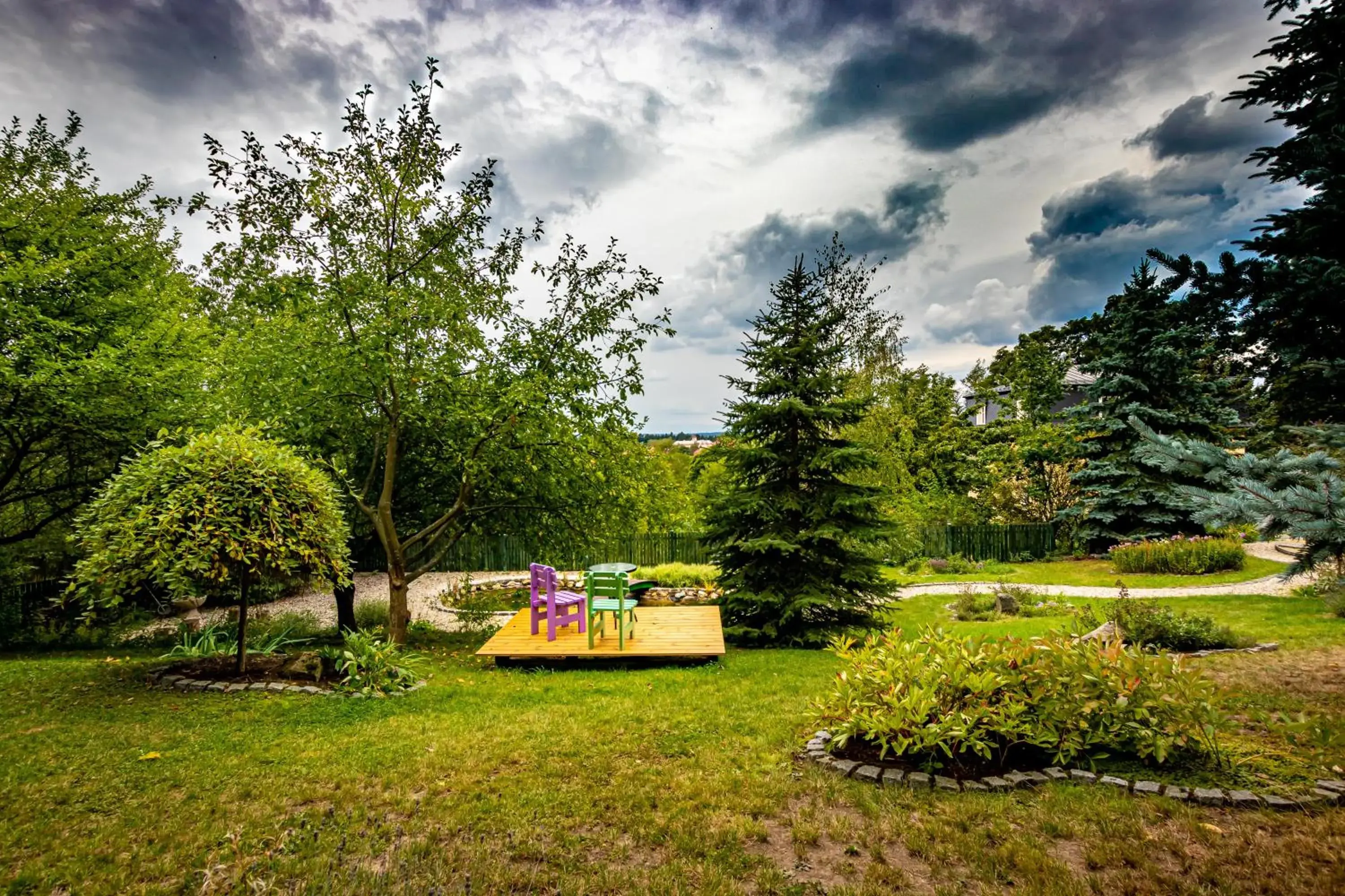 Garden in Boutique Hotel SwissHouse