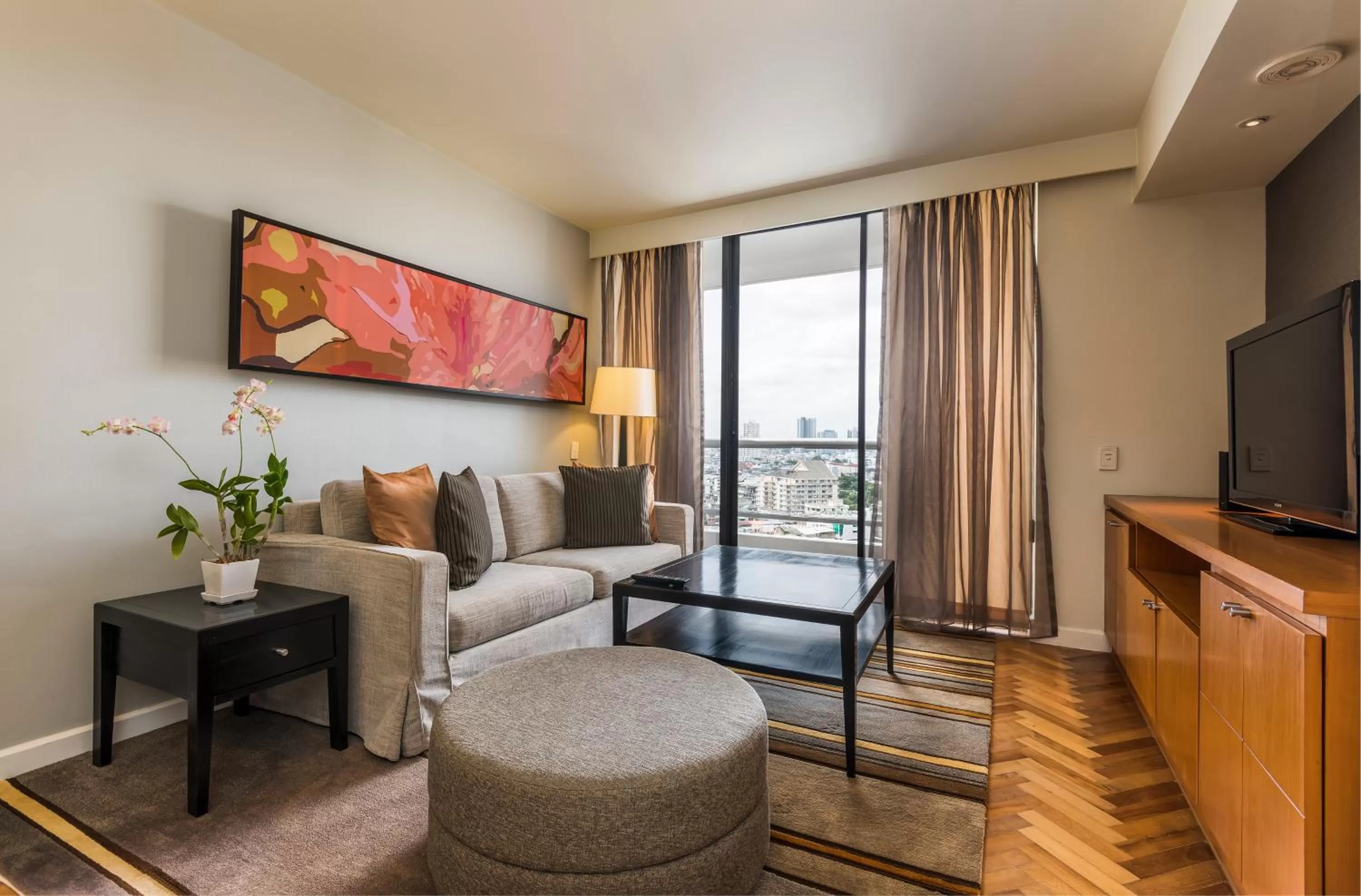 Living room in Chatrium Sathon Bangkok