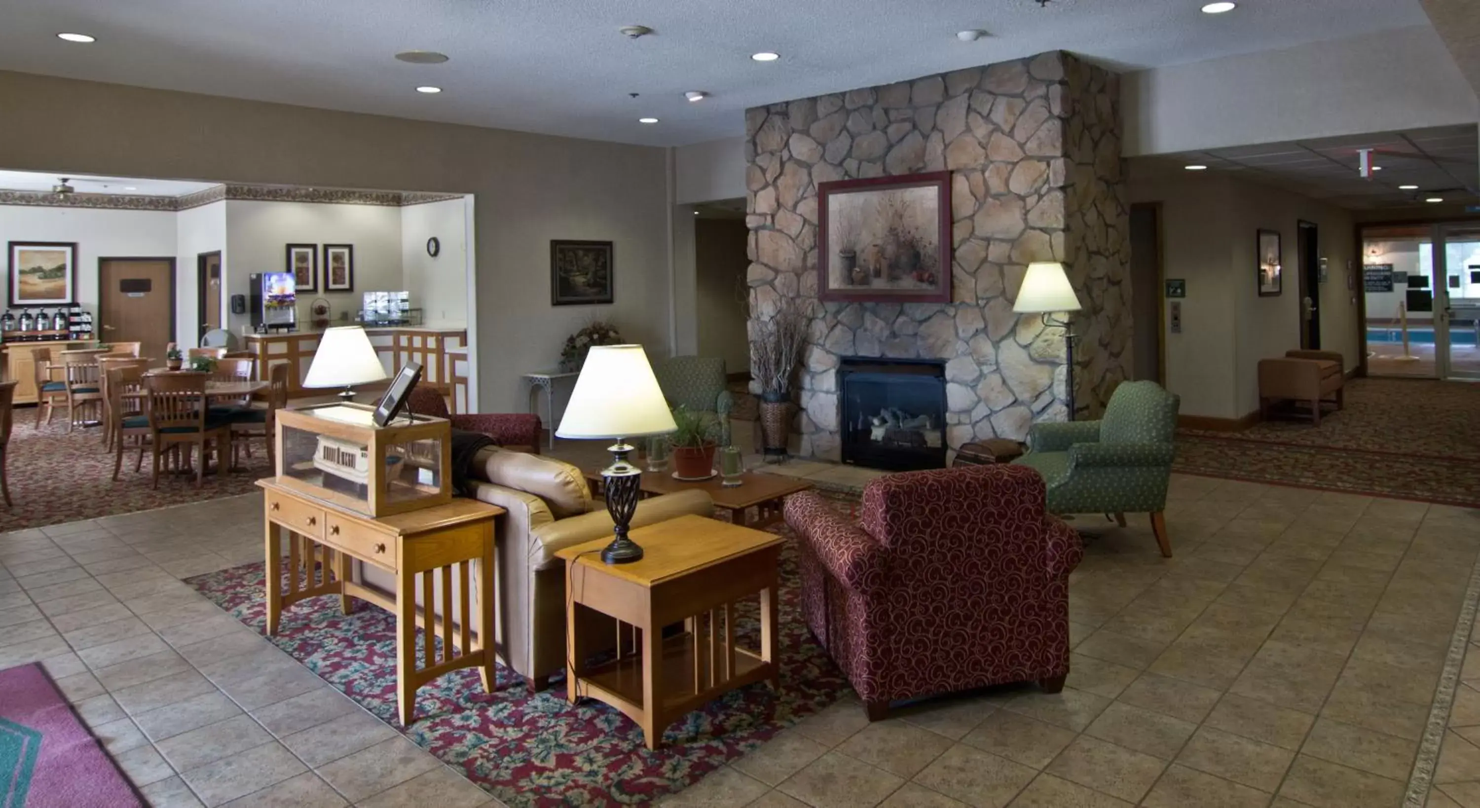Lobby or reception in Coshocton Village Inn & Suites