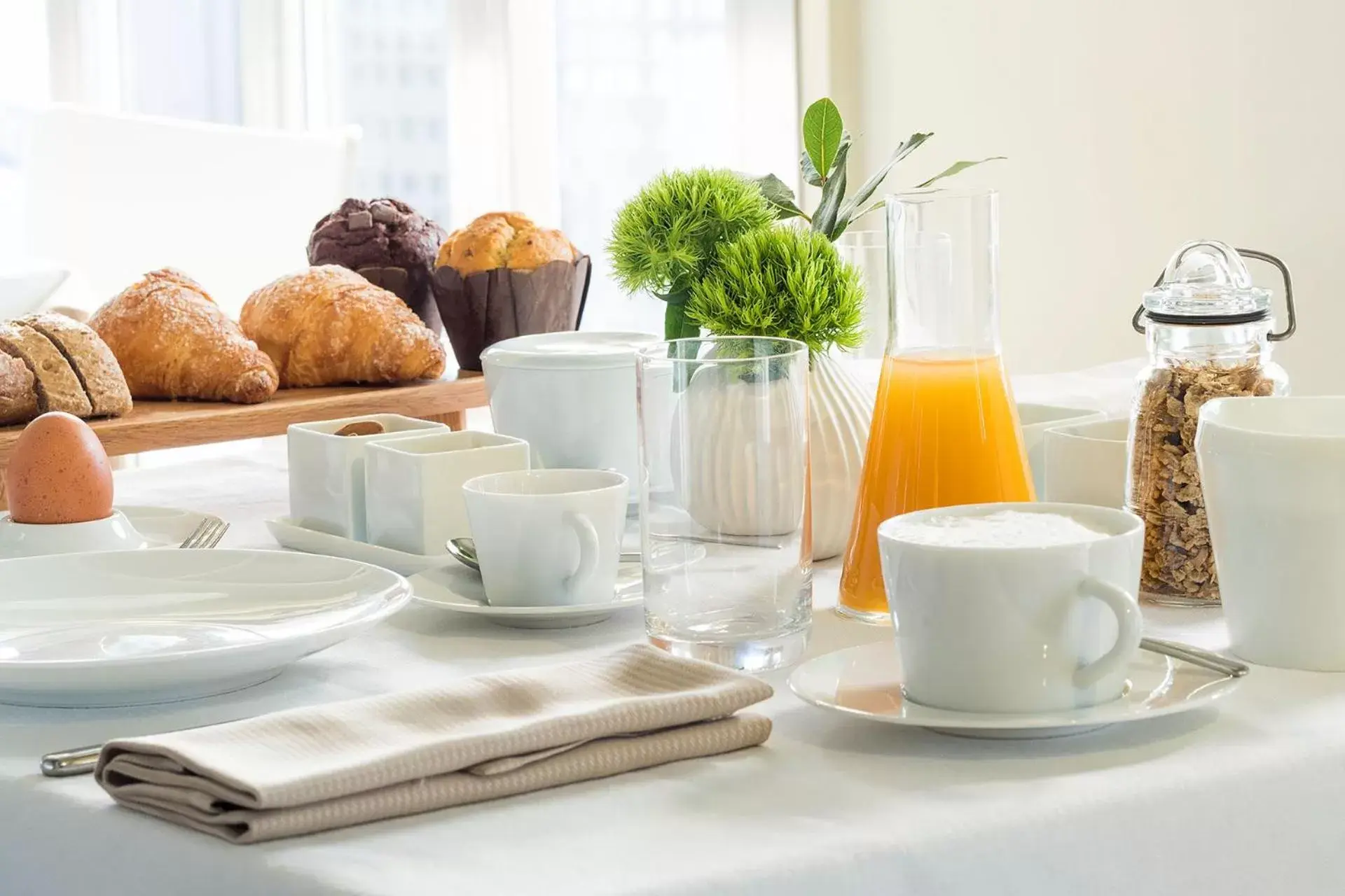 Continental breakfast in Byssus Suites