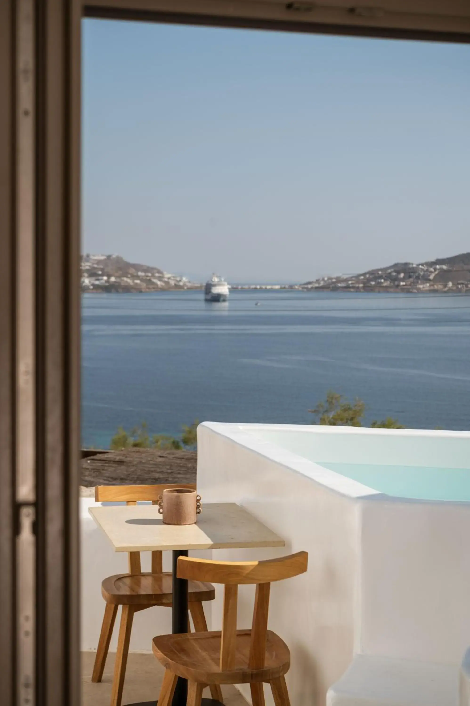 Balcony/Terrace in Rocabella Mykonos Hotel