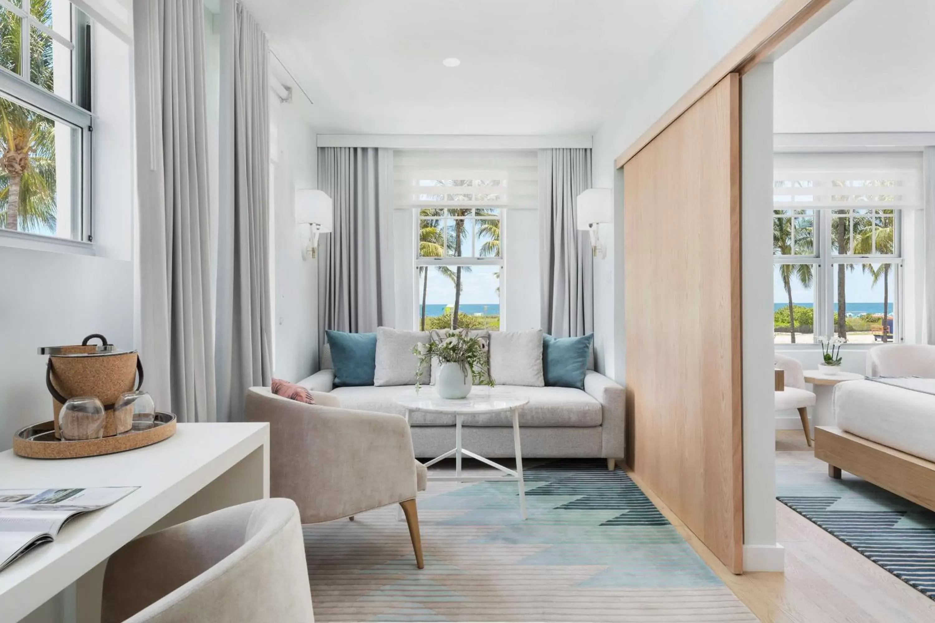 Bedroom, Seating Area in The Gabriel Miami South Beach, Curio Collection by Hilton