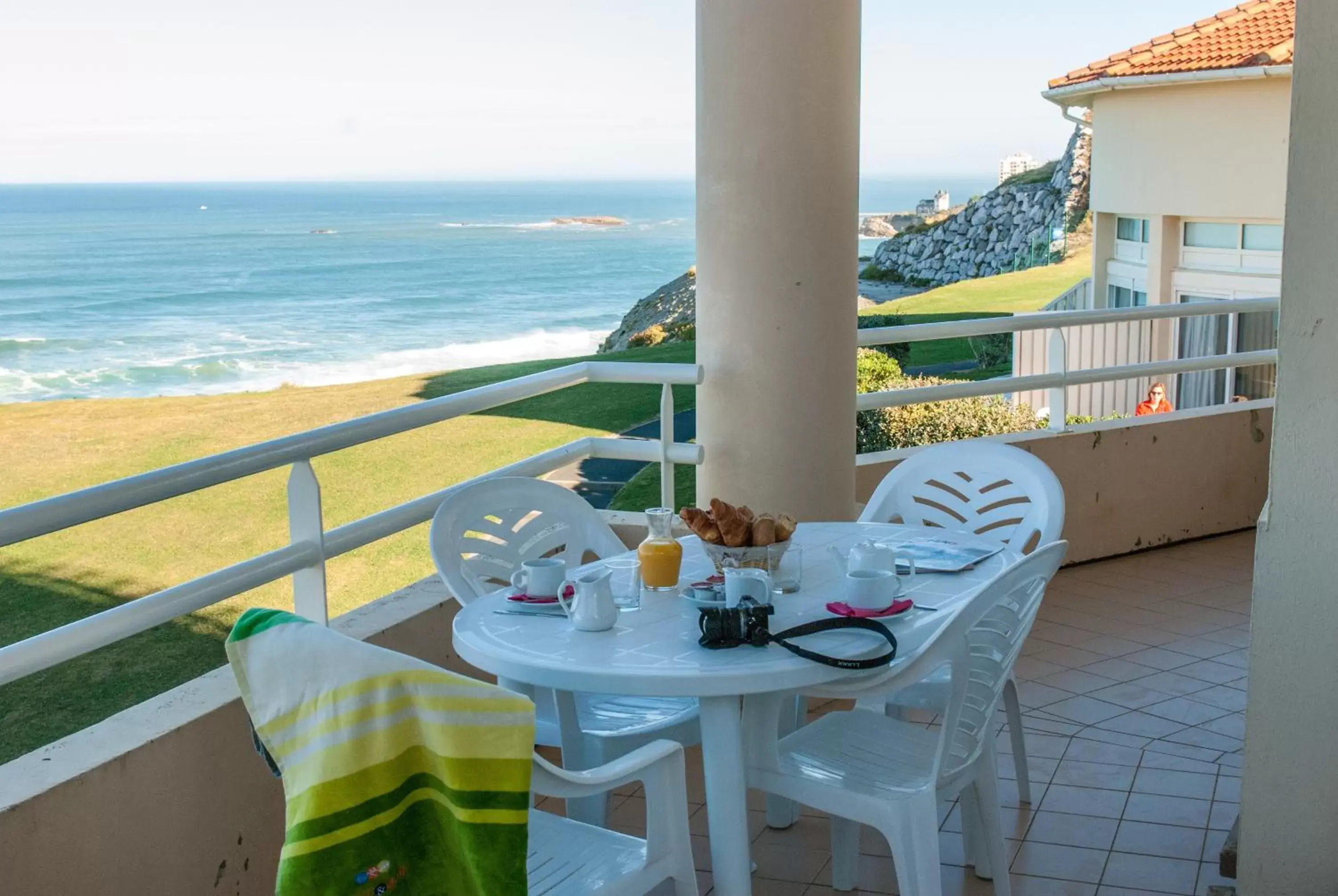 Balcony/Terrace in Résidence Mer & Golf Eugénie