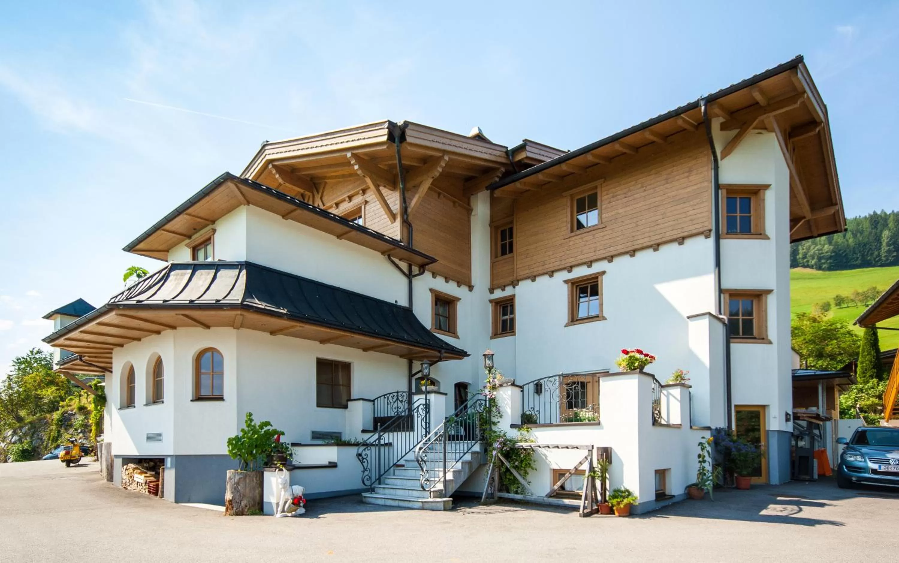 Patio in Hotel und Alpen Apartments - Bürglhöh