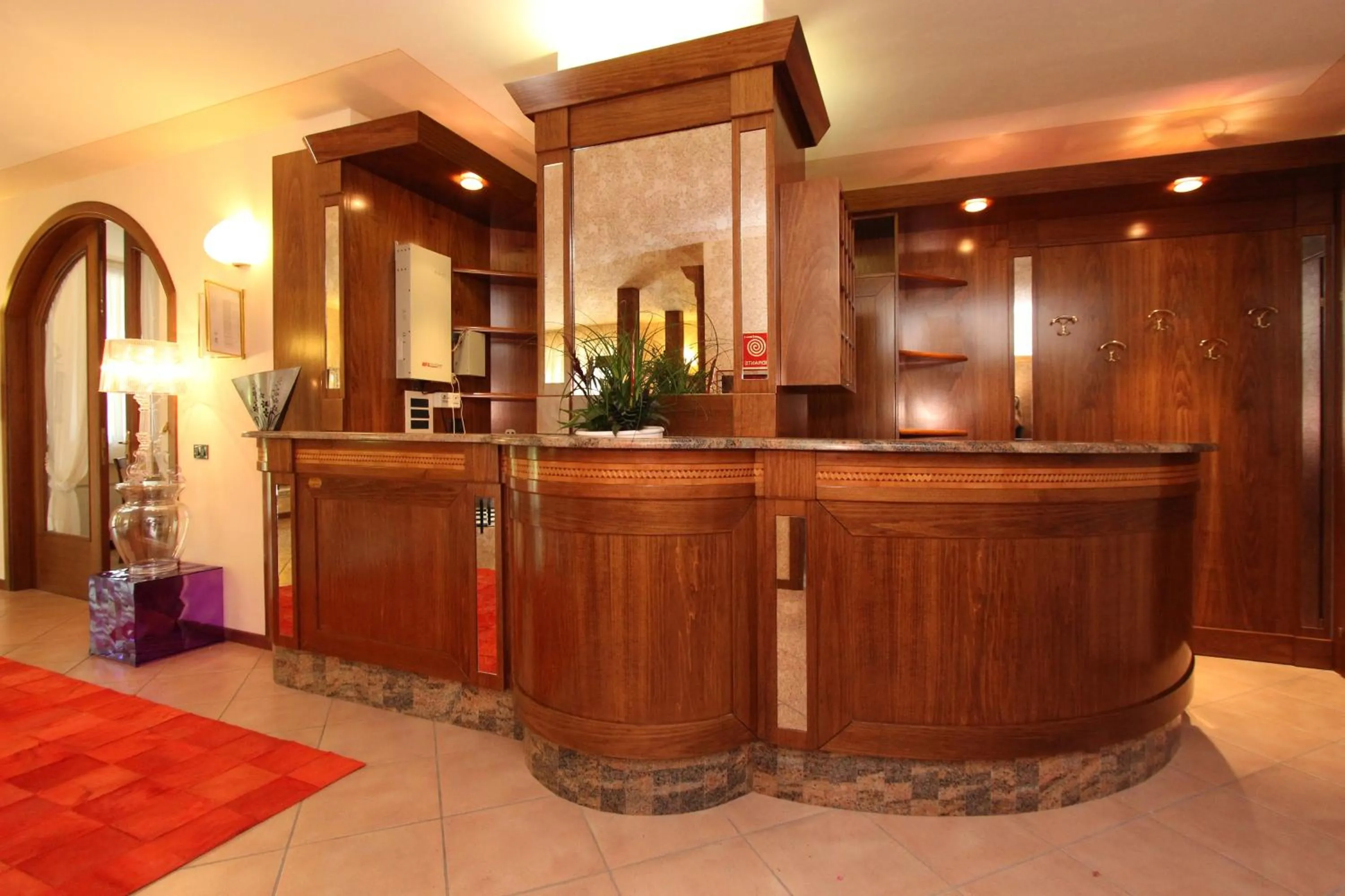 Lobby or reception in Hotel Garnì Al Poggio
