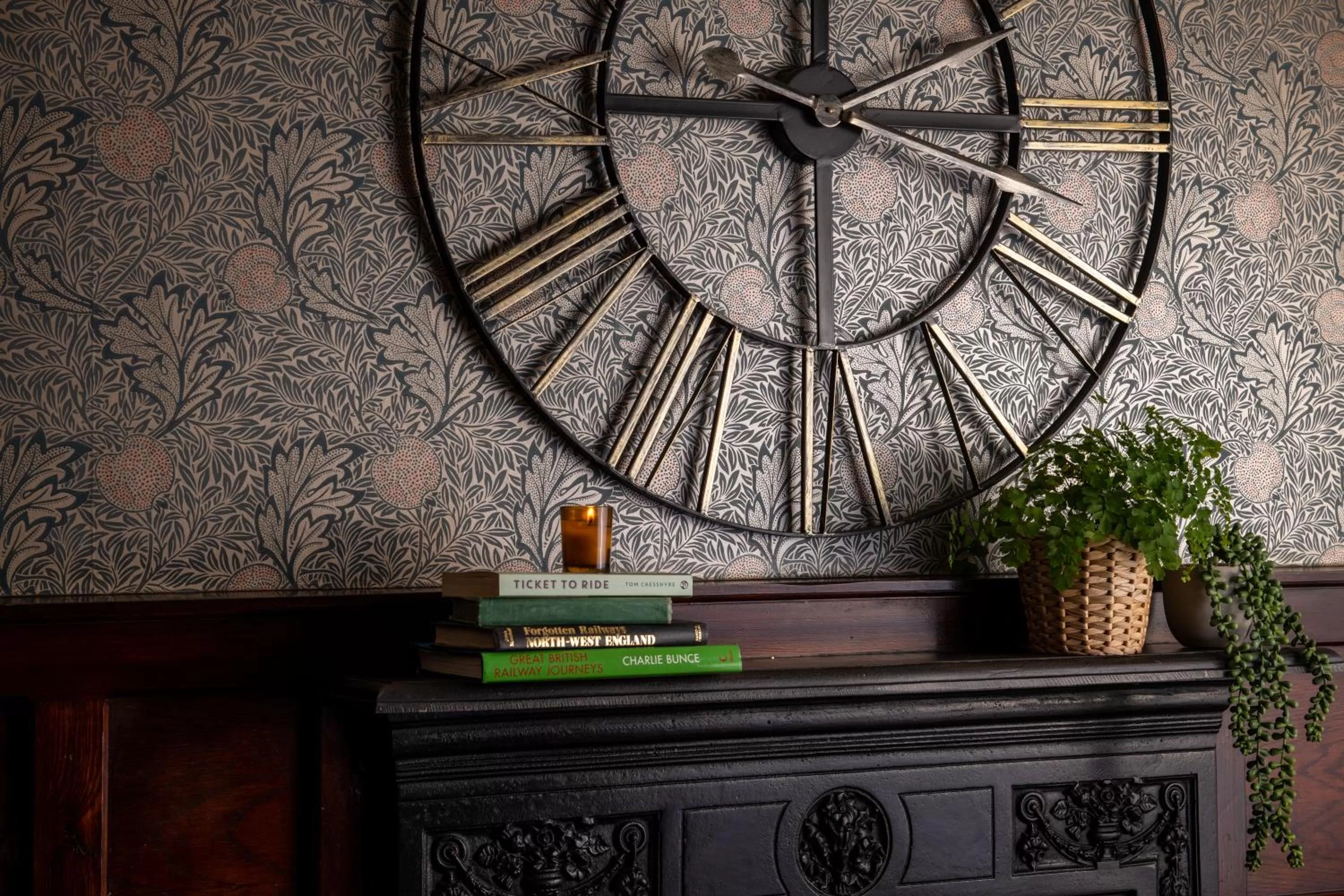 Decorative detail in The Golden Lion at Settle