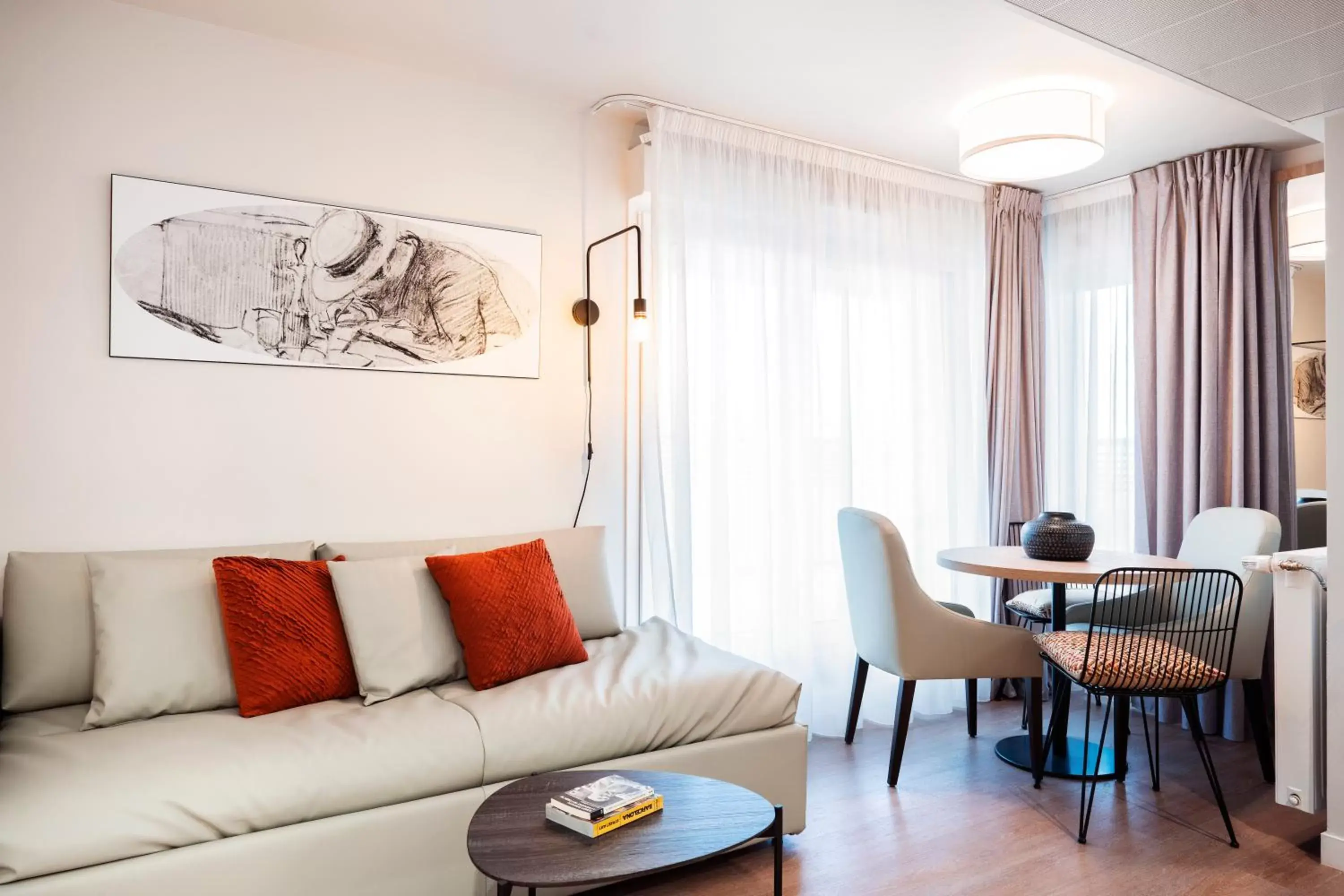 Living room in Residhome Saint Ouen Living room in Residhome Saint Ouen