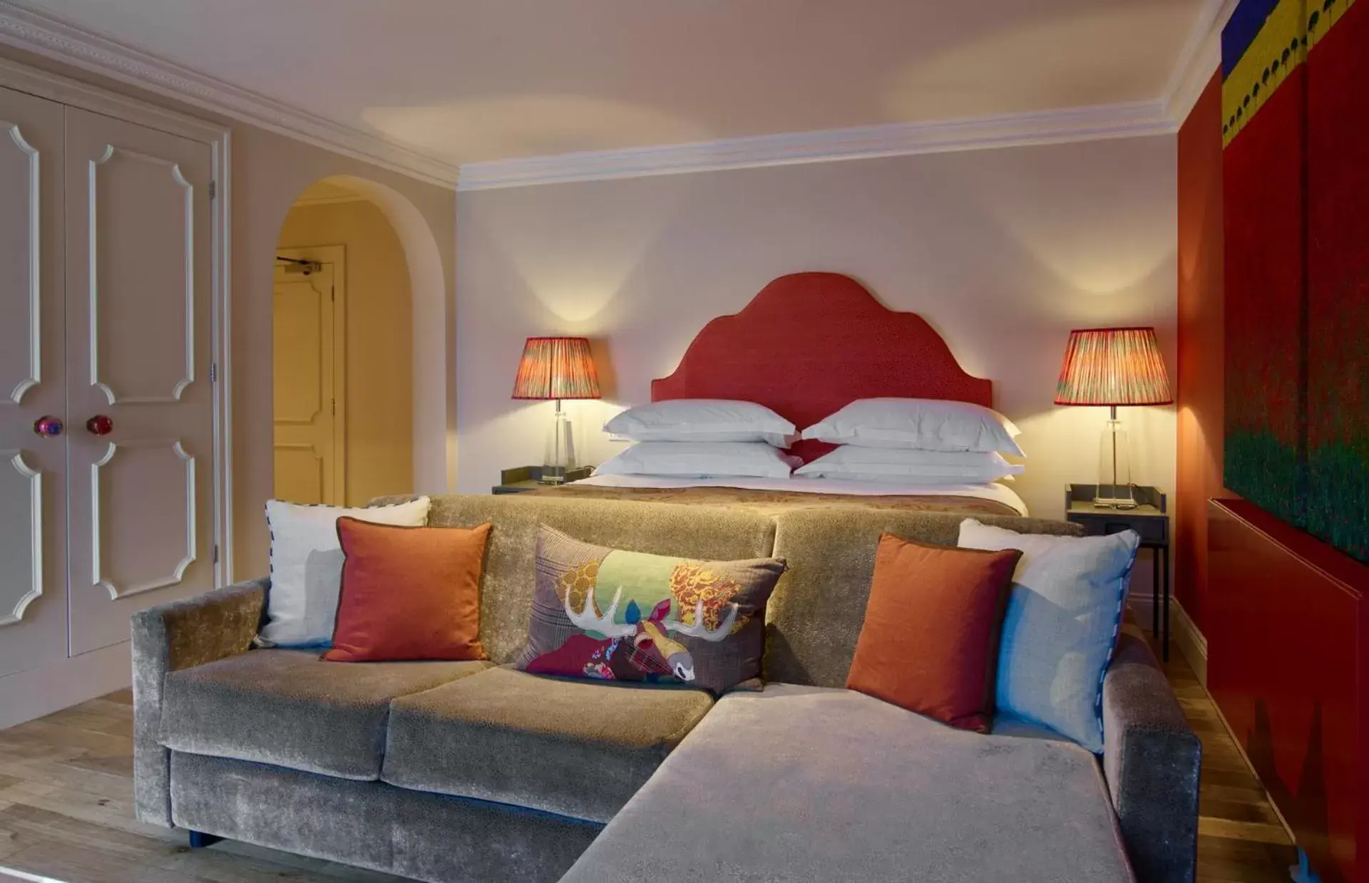 Photo of the whole room, Bed in Bishopstrow Hotel and Spa - Small Luxury Hotels of the World