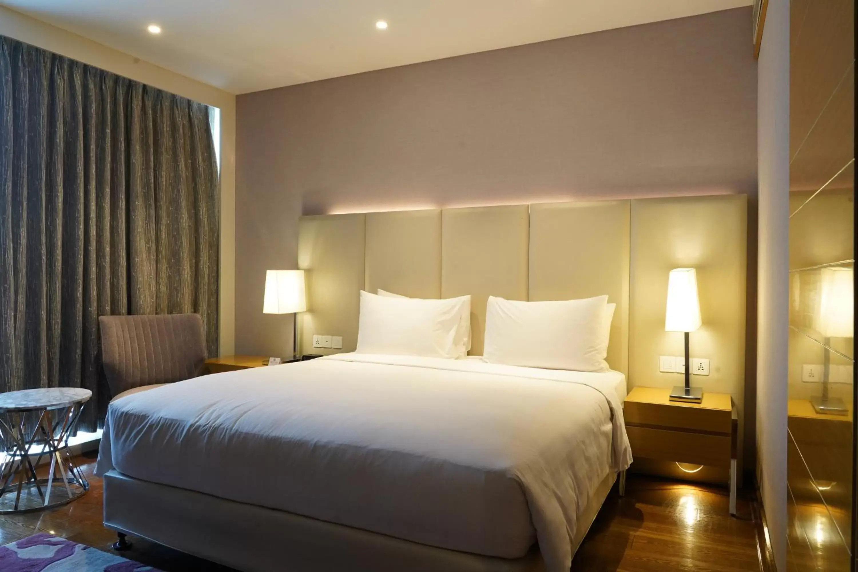 Bedroom, Bed in Marriott Executive Apartments Hyderabad