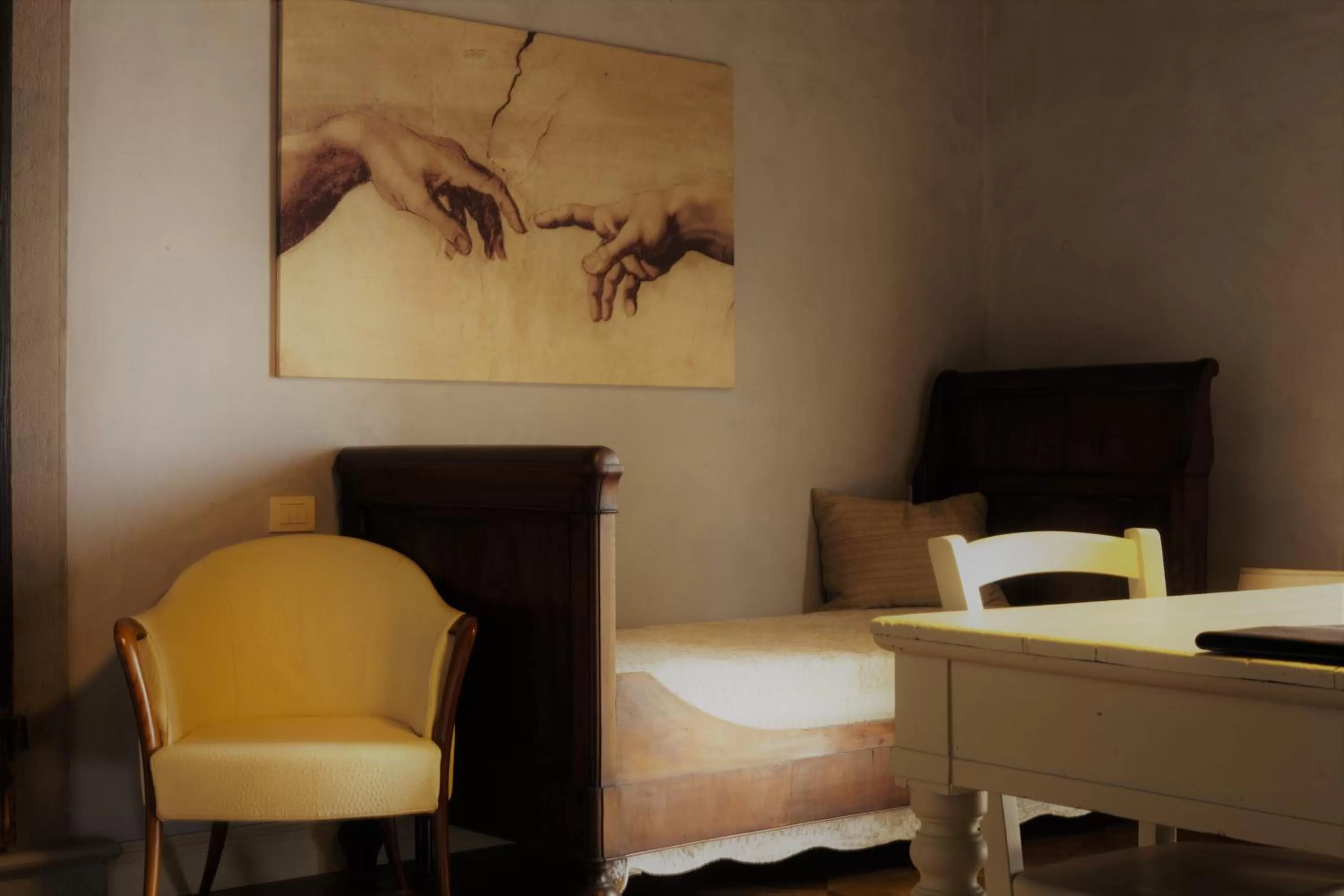 Seating area in B&B Dimora Delle Donnole Bergamo Alta