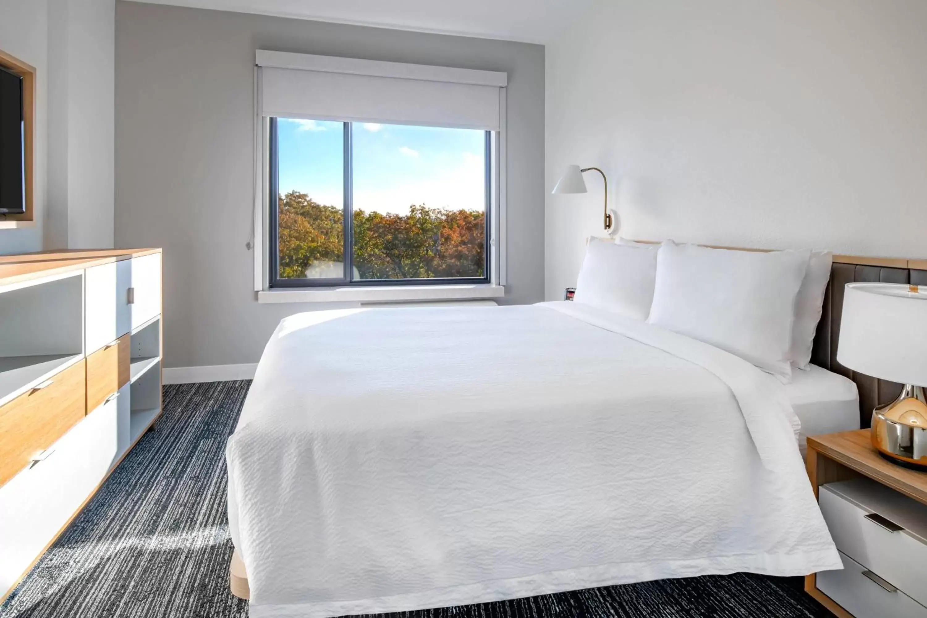 Bedroom, Bed in TownePlace Suites By Marriott Wrentham Plainville