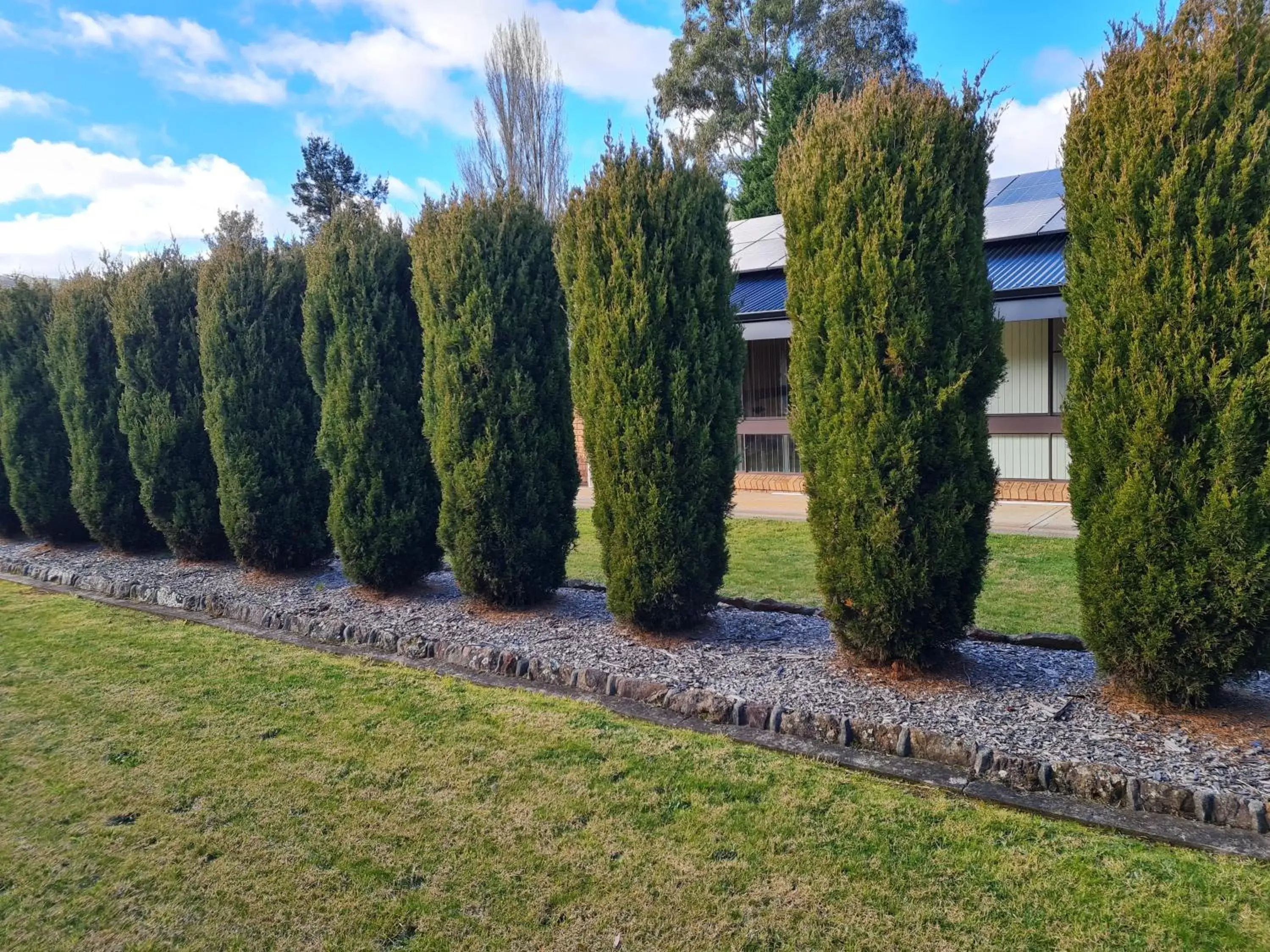 Inner courtyard view in Zig Zag Motel