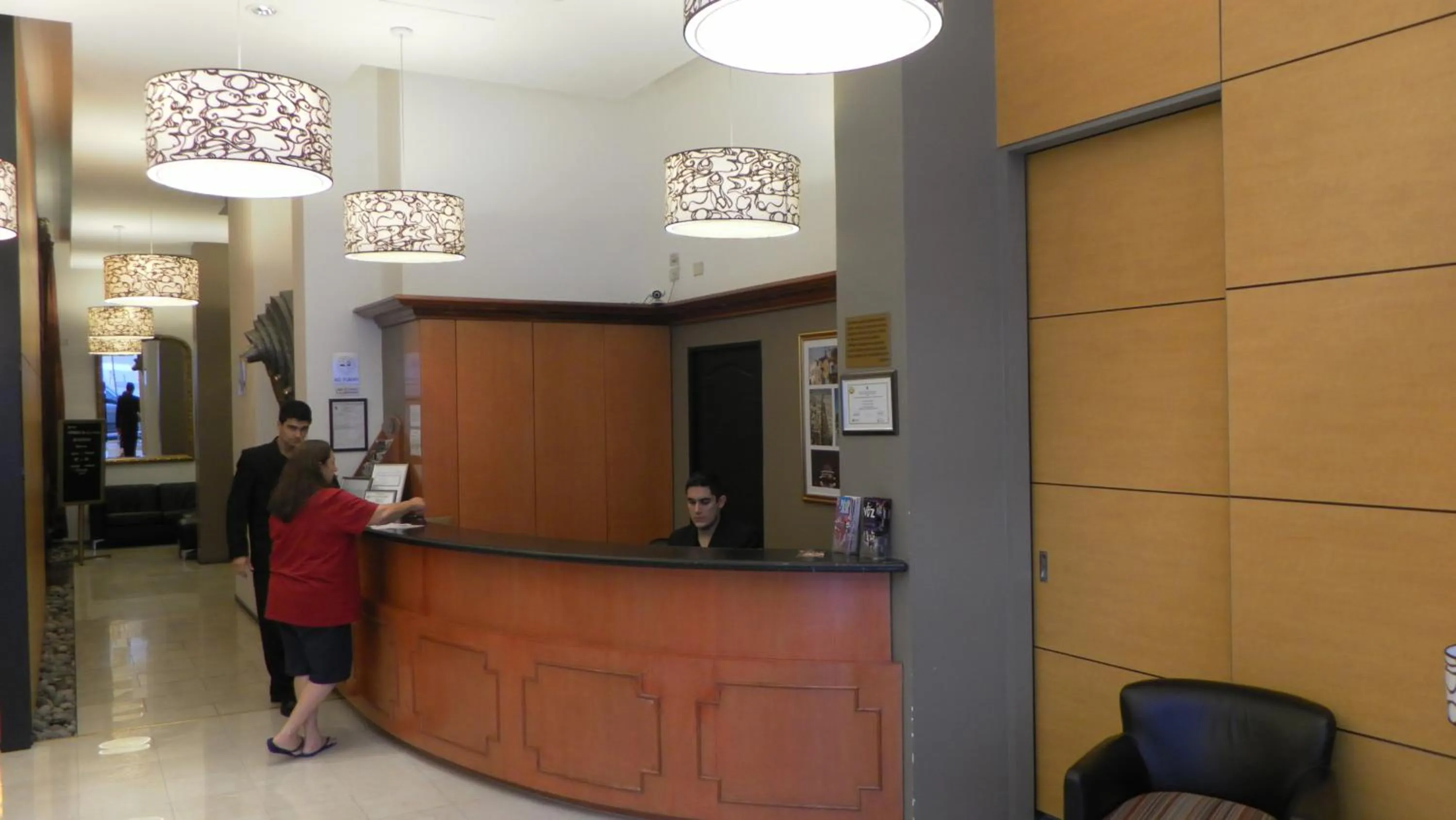 Lobby or reception in Hotel UTHGRA de las Luces