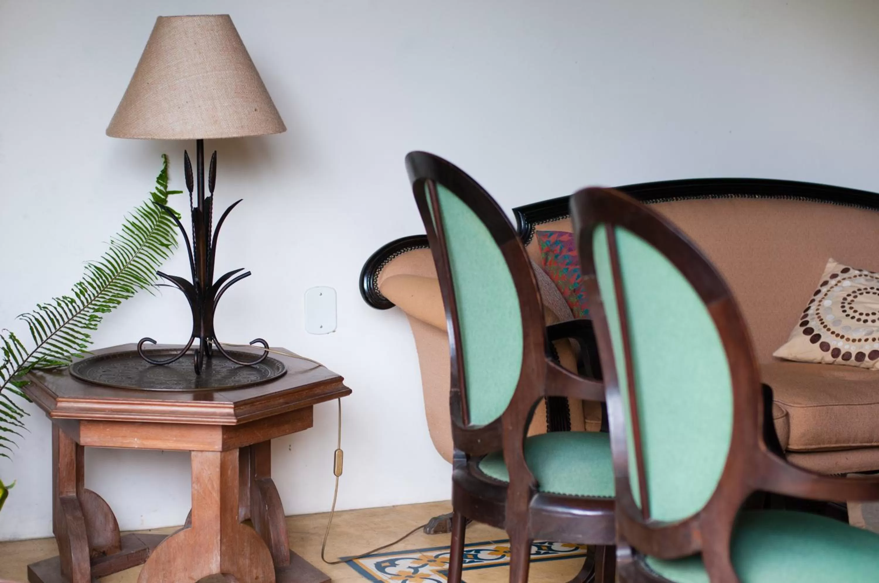 Communal lounge/ TV room in Pousada Solar D Alcina