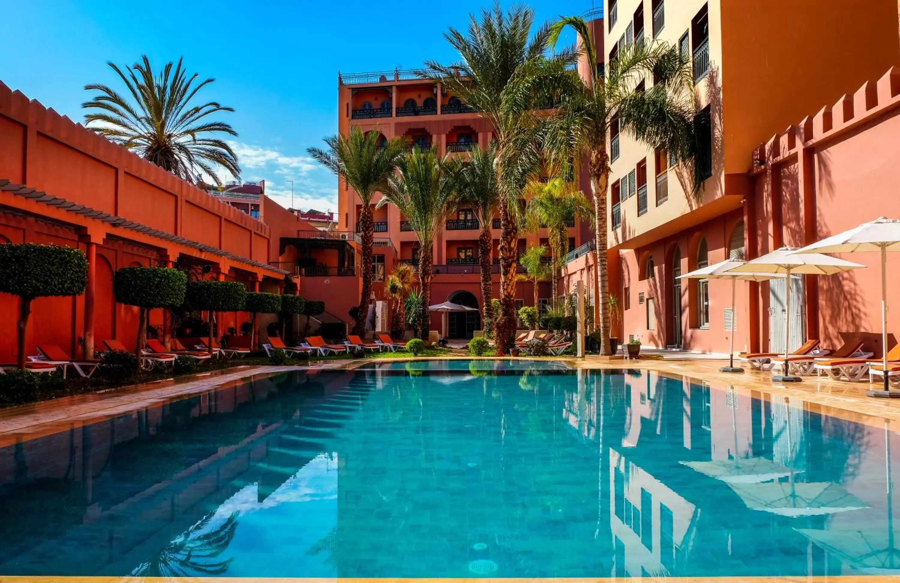 Swimming Pool in Diwane Hotel & Spa Marrakech