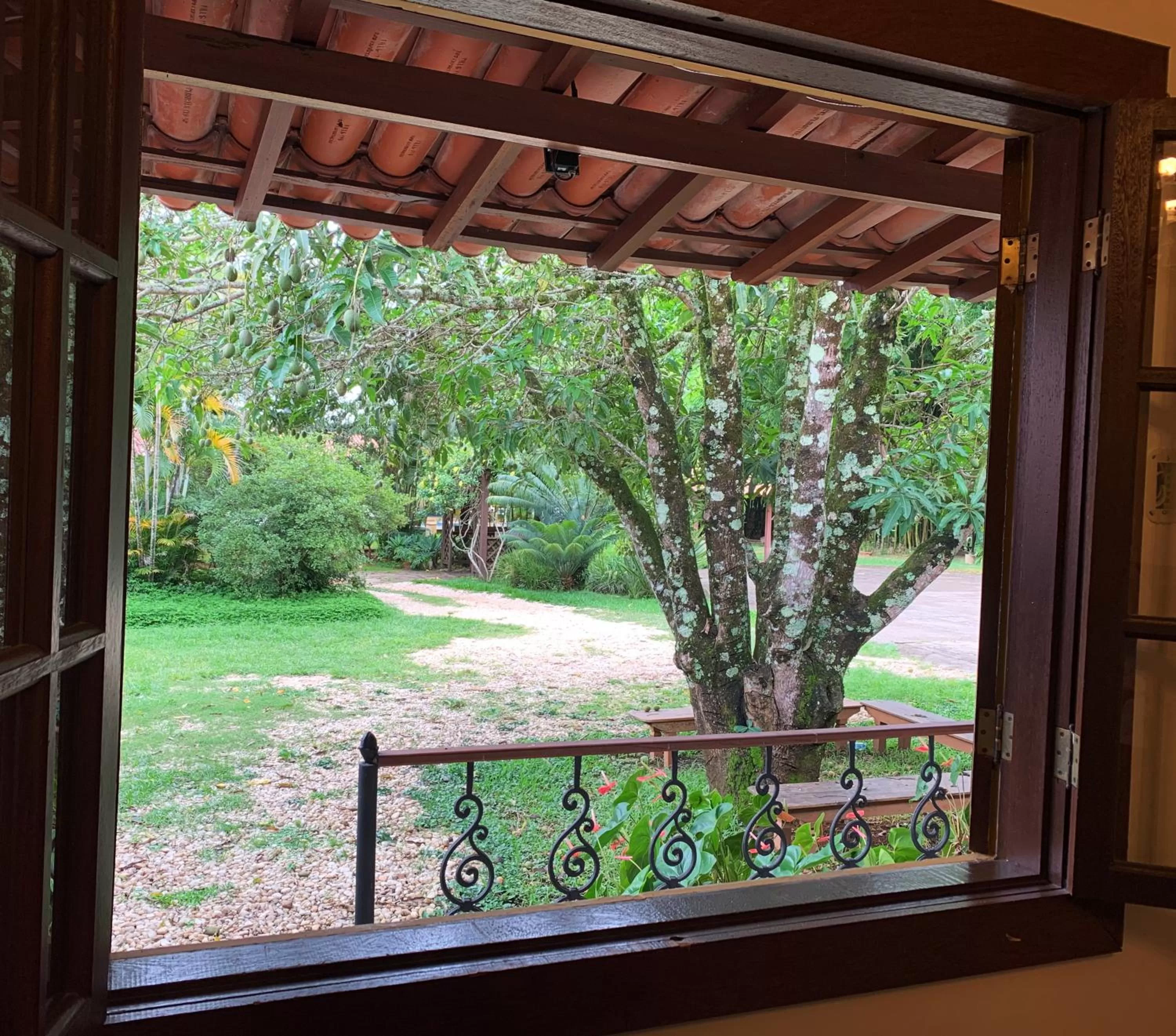 Garden view in Pousada Villa Real