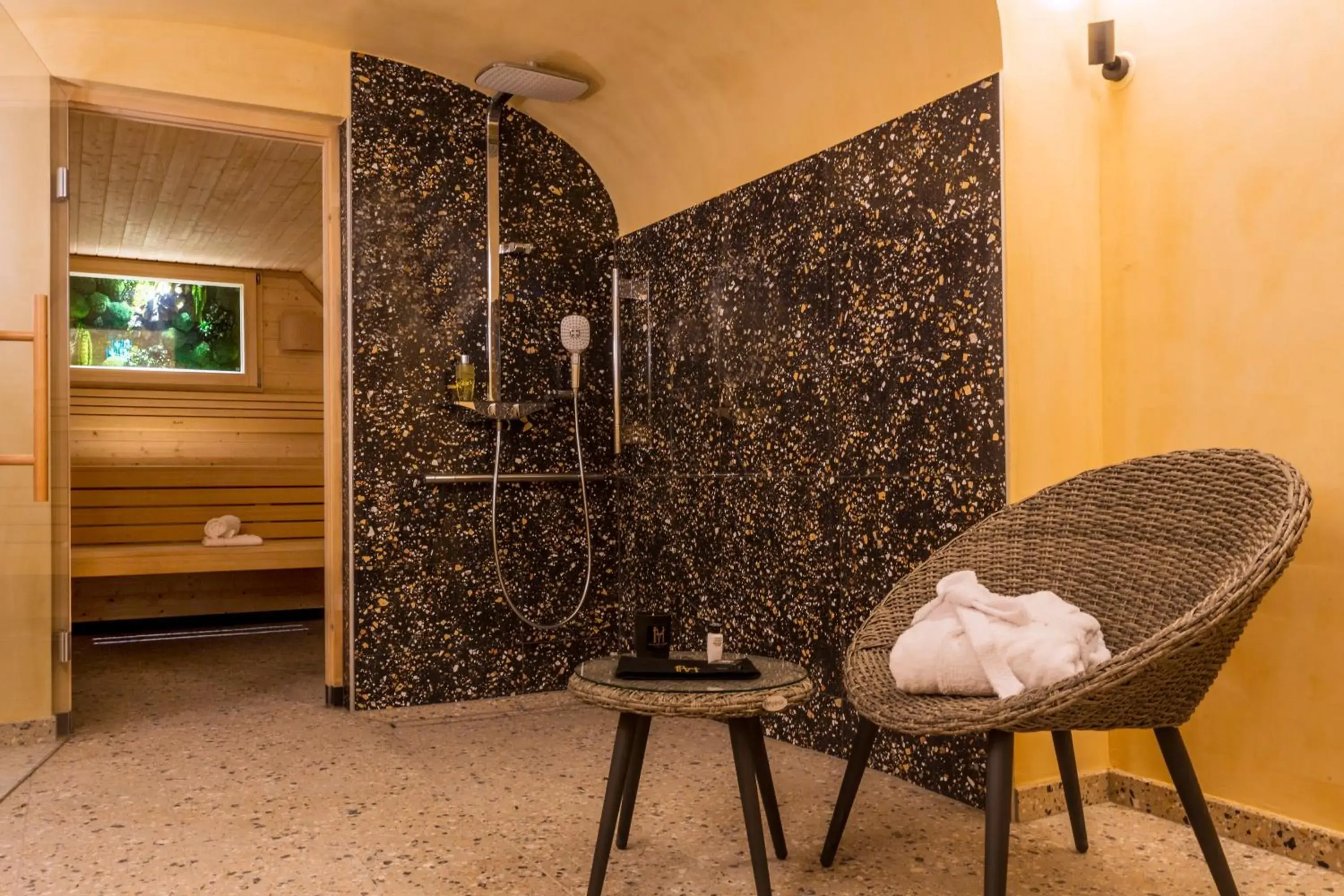 Sauna, Seating Area in Hotel des Vosges BW Premier Collection