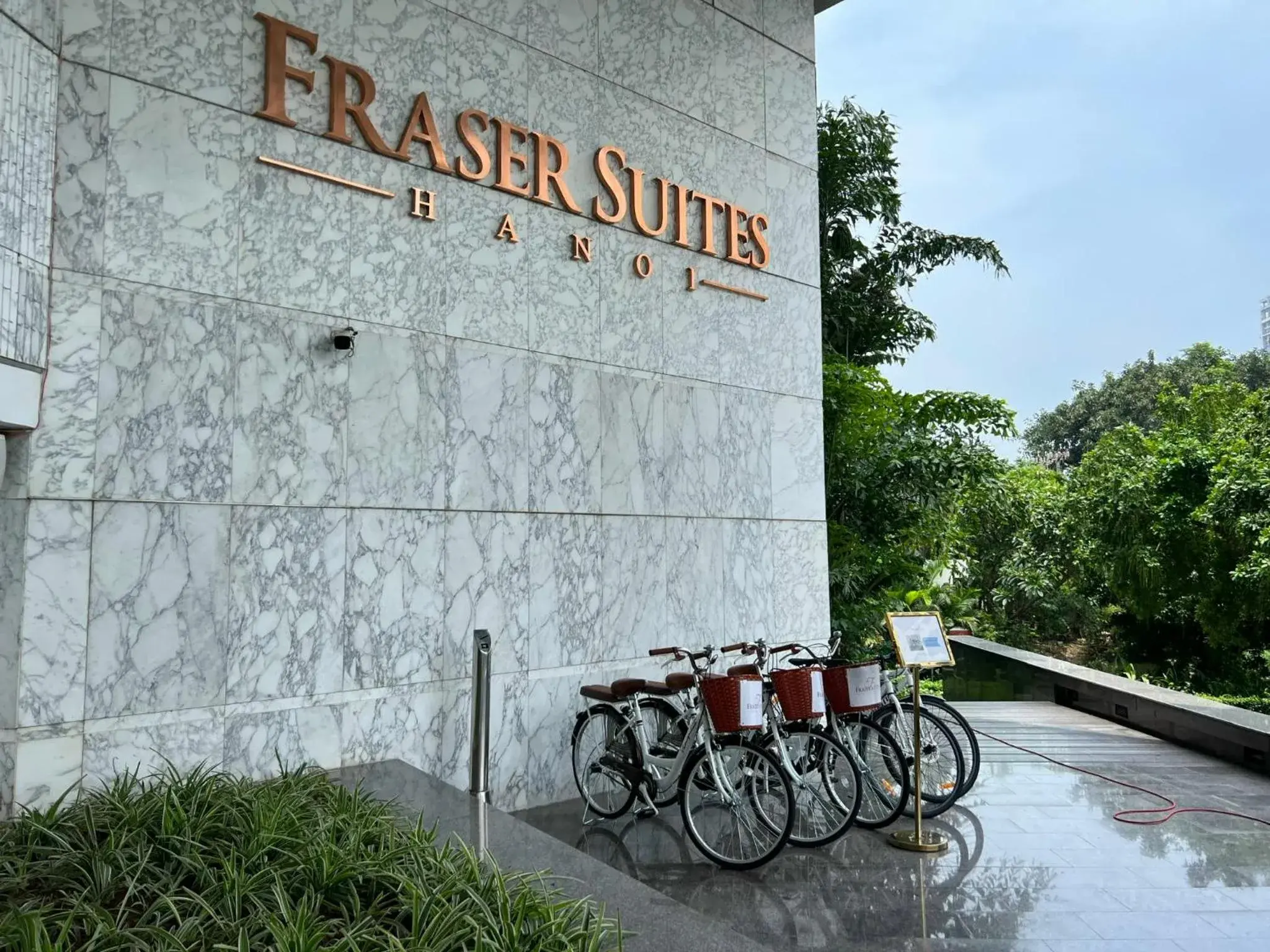 Cycling, Property Building in Fraser Suites Hanoi