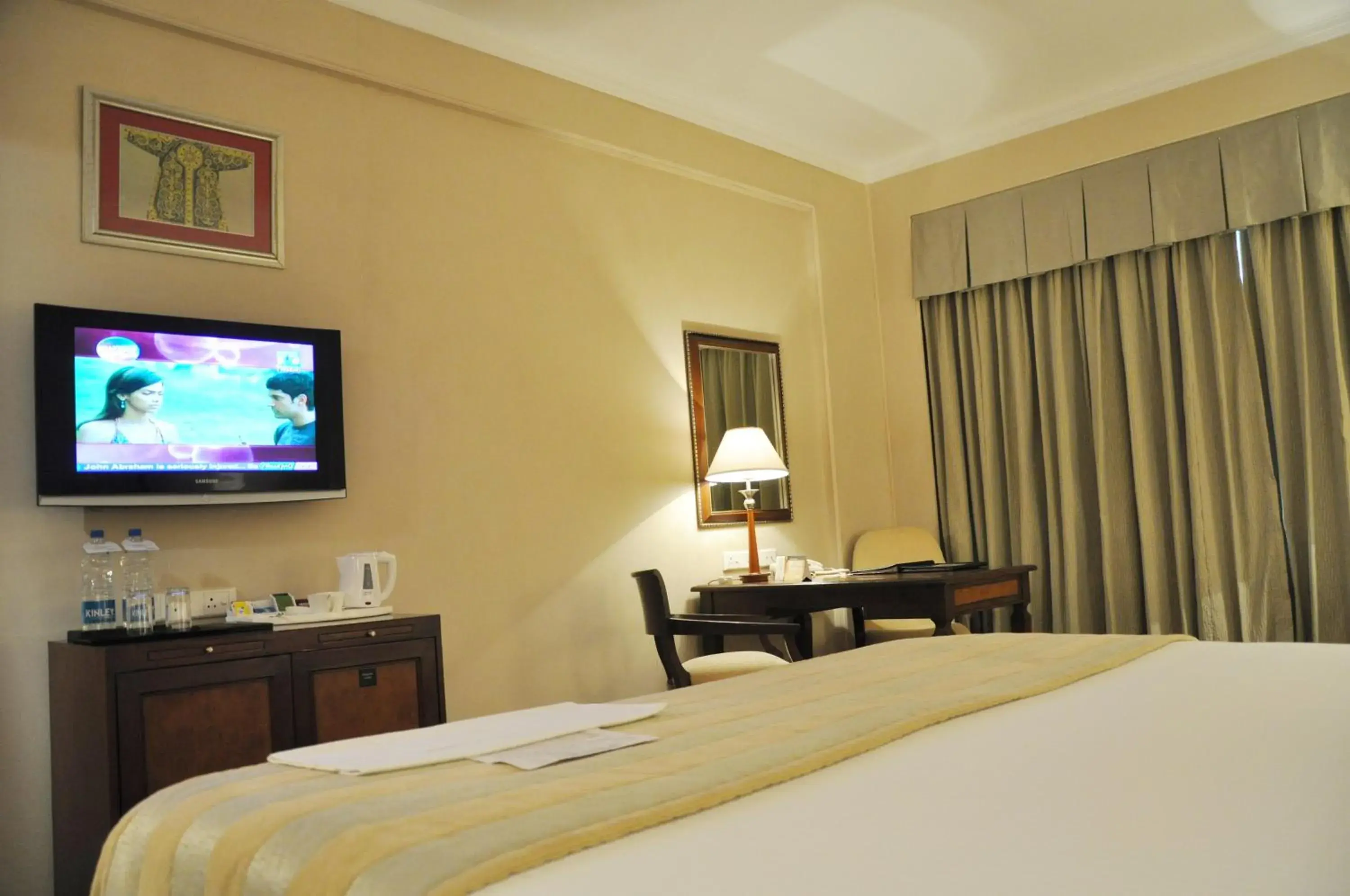 Bed in Radisson Hotel Varanasi