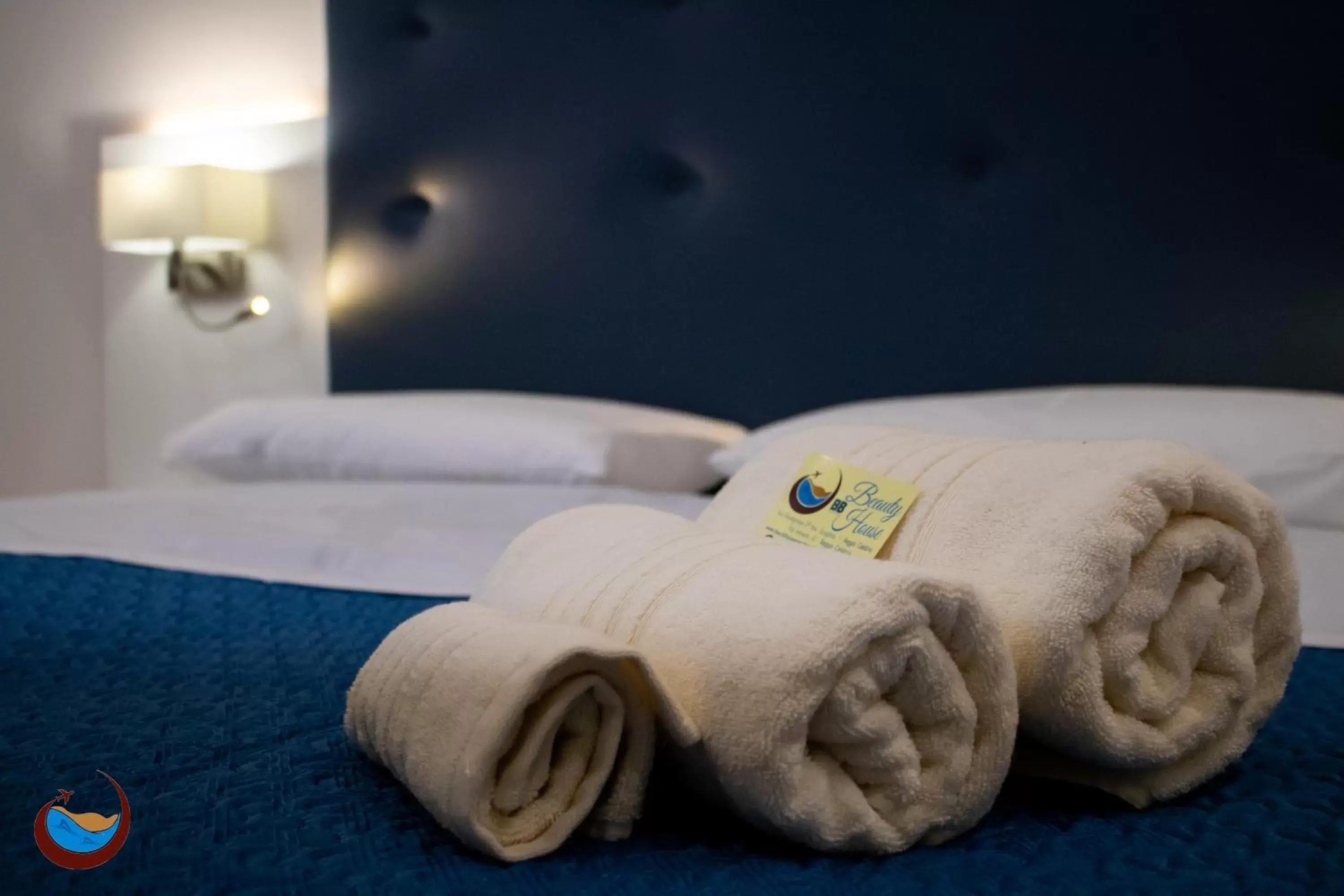 towels, Bed in Beauty House Via Veneto