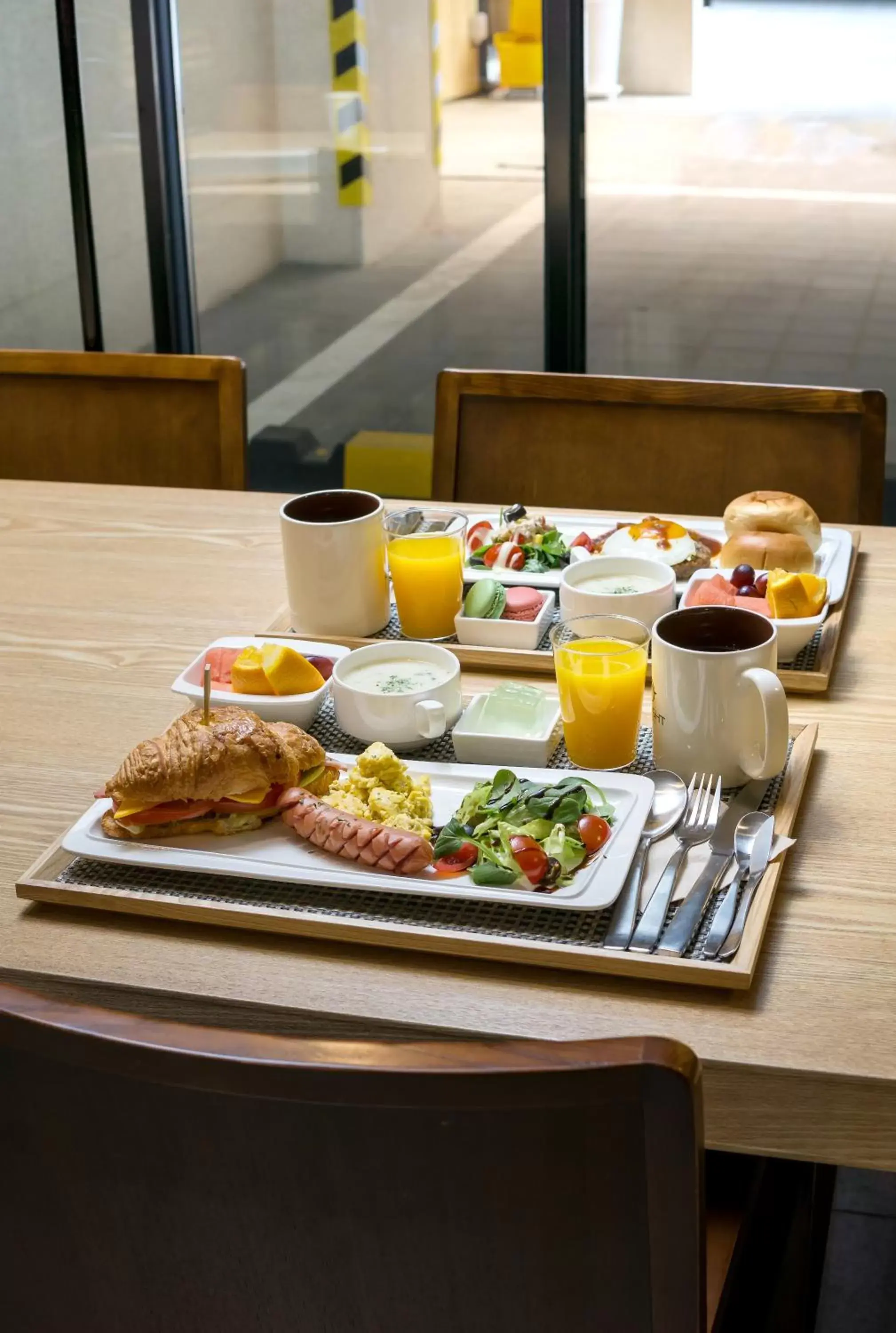 Continental breakfast in Delight Hotel Jamsil Continental breakfast in Delight Hotel Jamsil