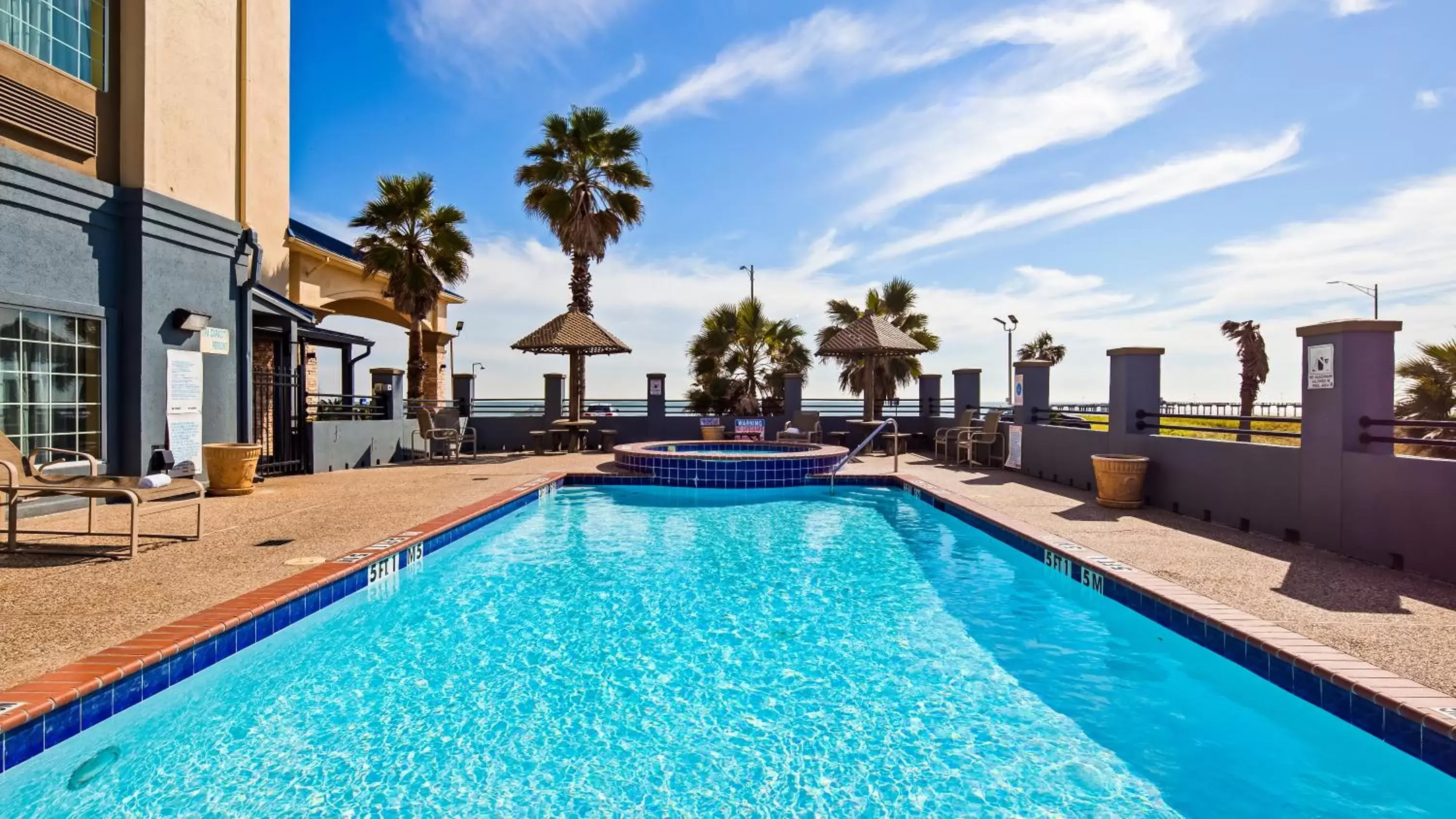 Pool view, Swimming Pool in Galveston Beach Hotel