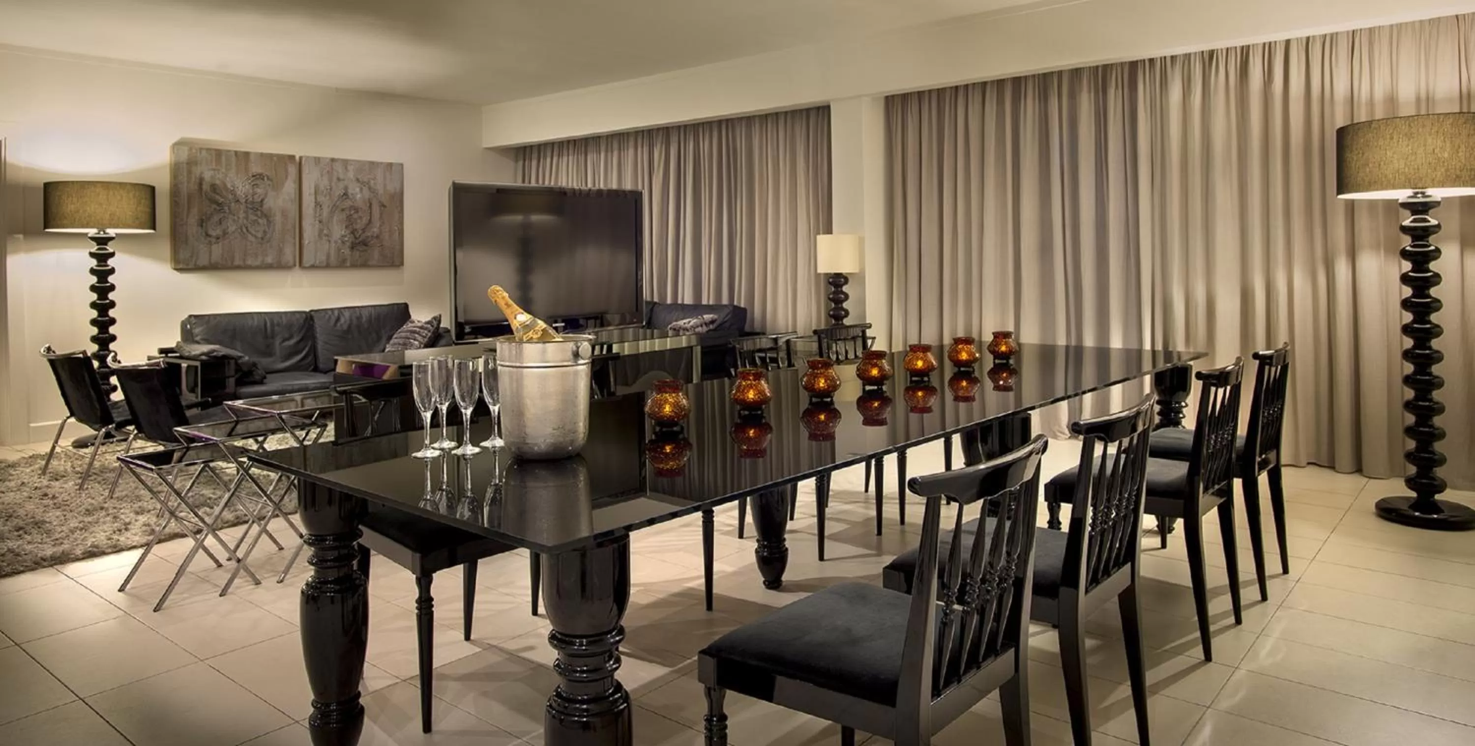 Dining area in Labadi Beach Hotel