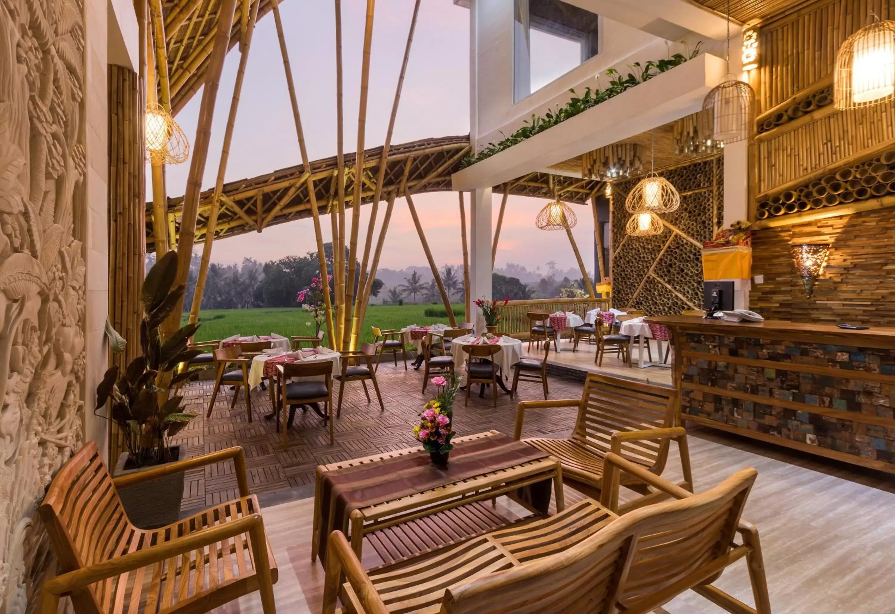 Lobby or reception, Restaurant/Places to Eat in Wadari Ubud Retreat