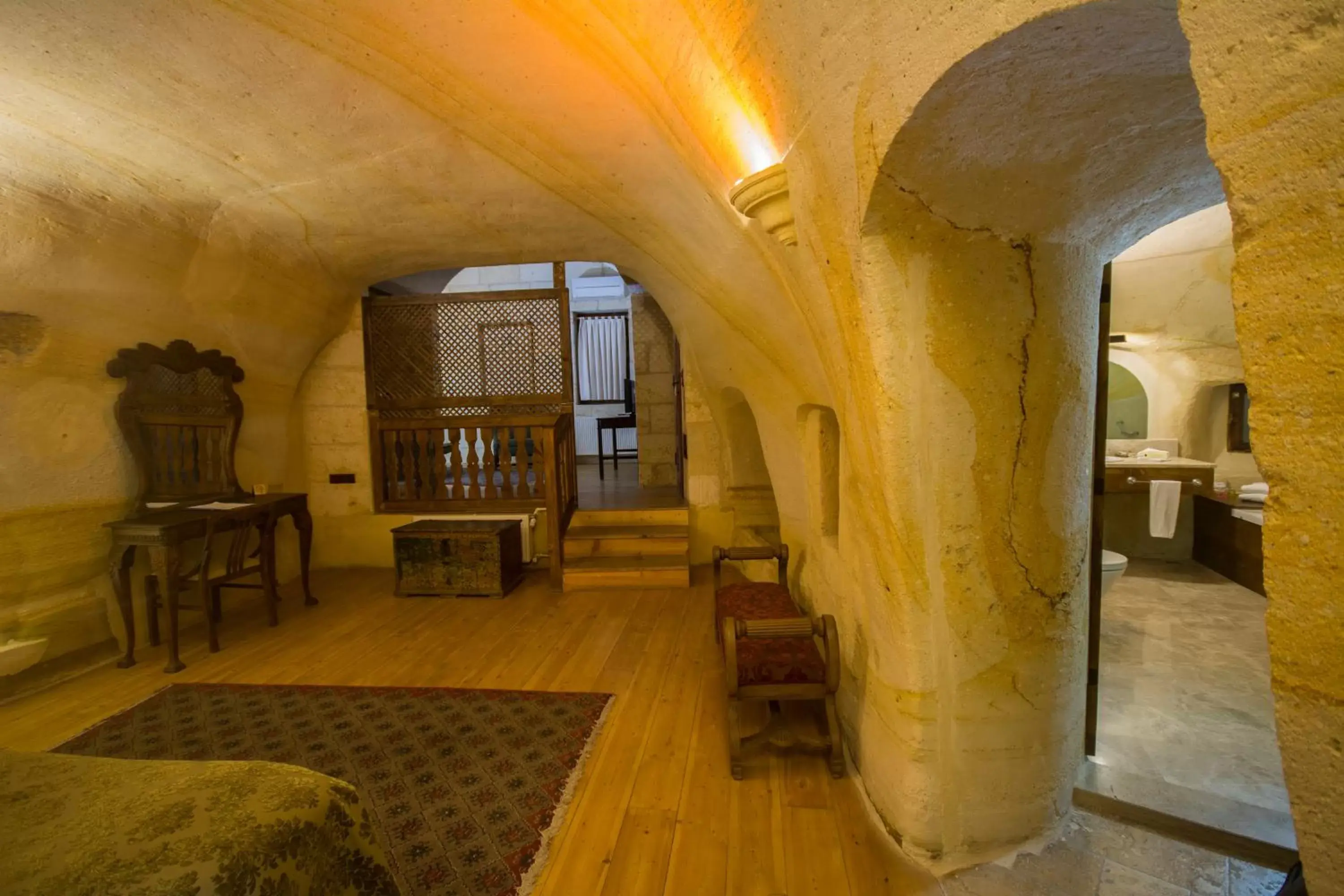 Photo of the whole room, Seating Area in Fresco Cave Suites Cappadocia