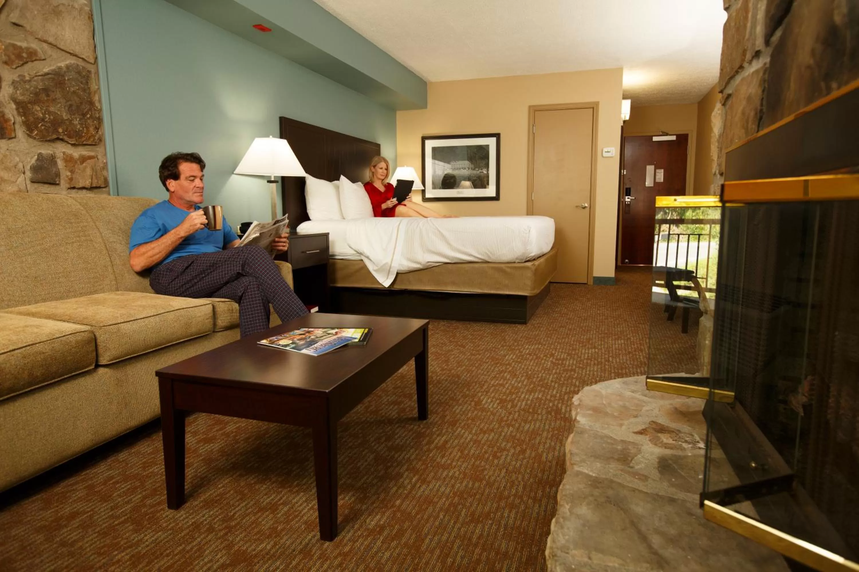 Photo of the whole room in Greystone Lodge on the River