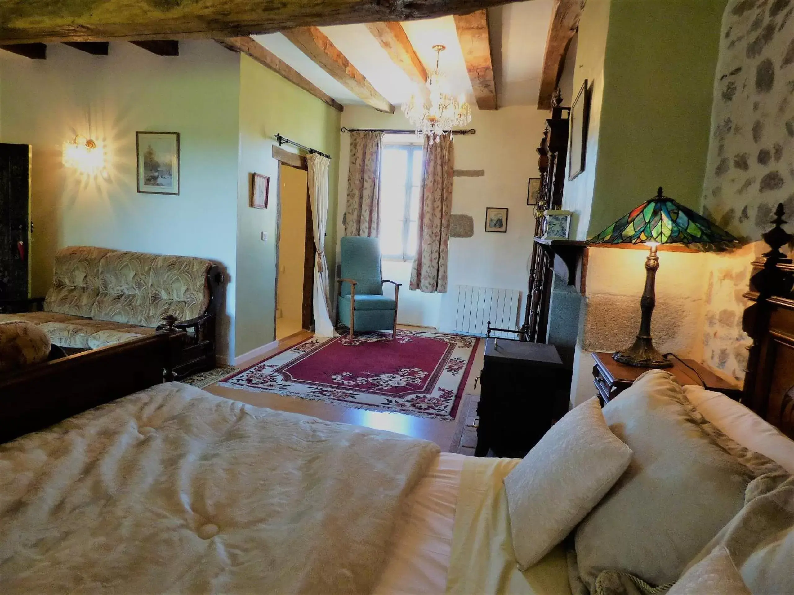 Bedroom in L'Ancien Presbytère Chambres D'hote ou Gite