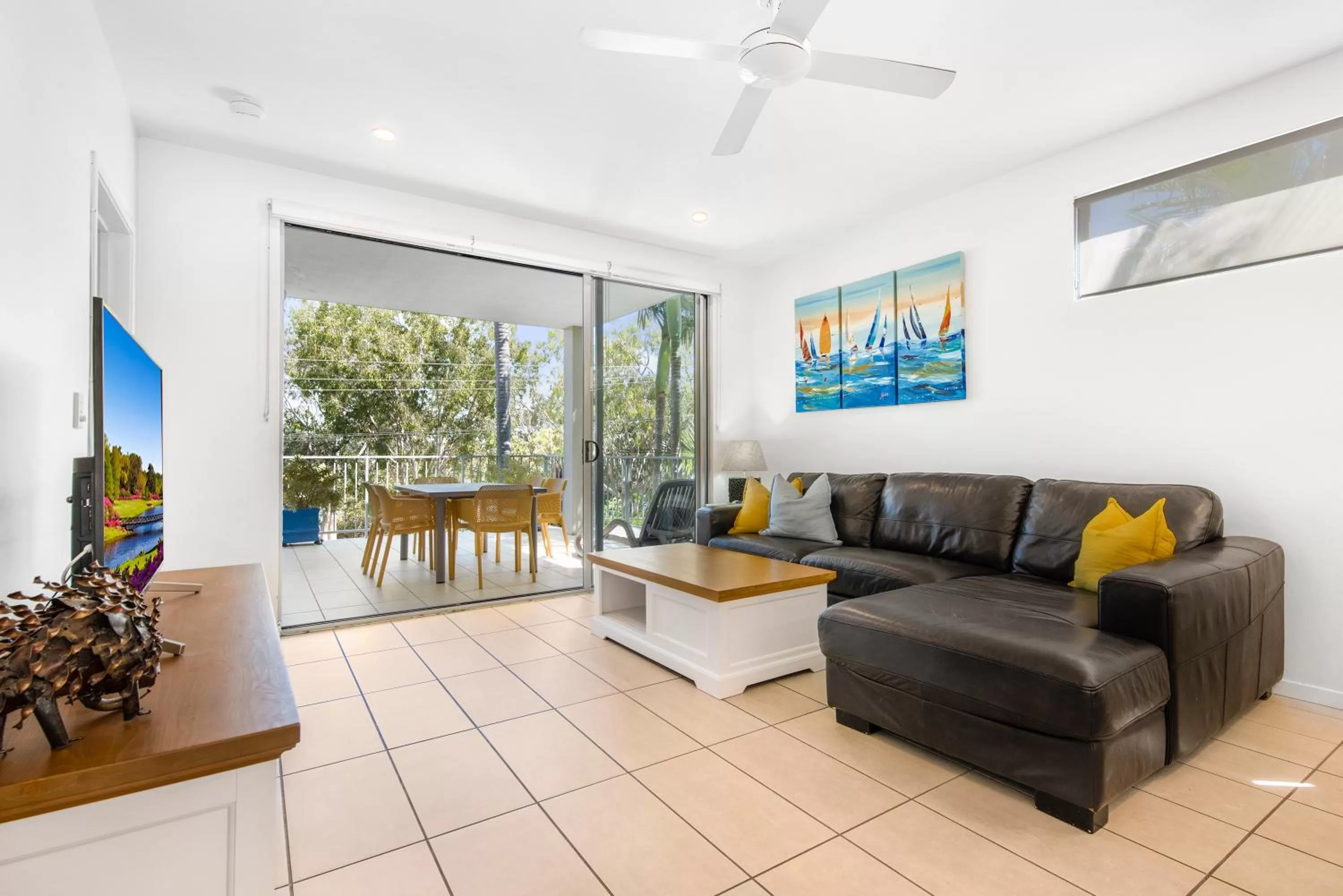 Living room in Metzo Noosa Resort