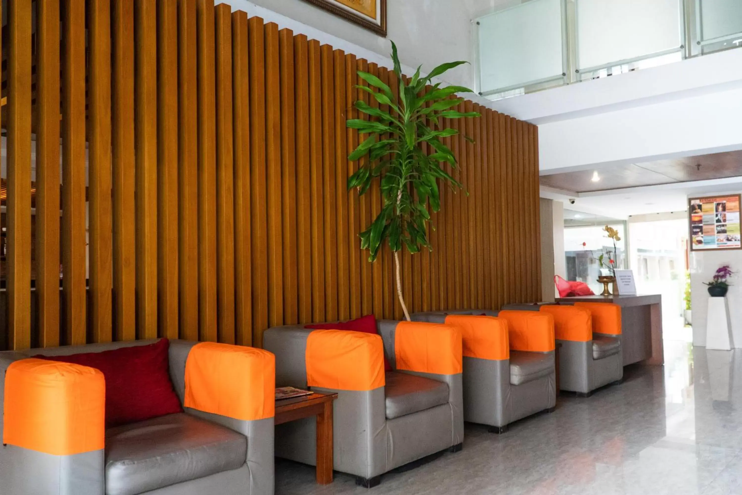 Lobby or reception, Lounge/Bar in The Sun Hotel & Spa Legian - CHSE Certified