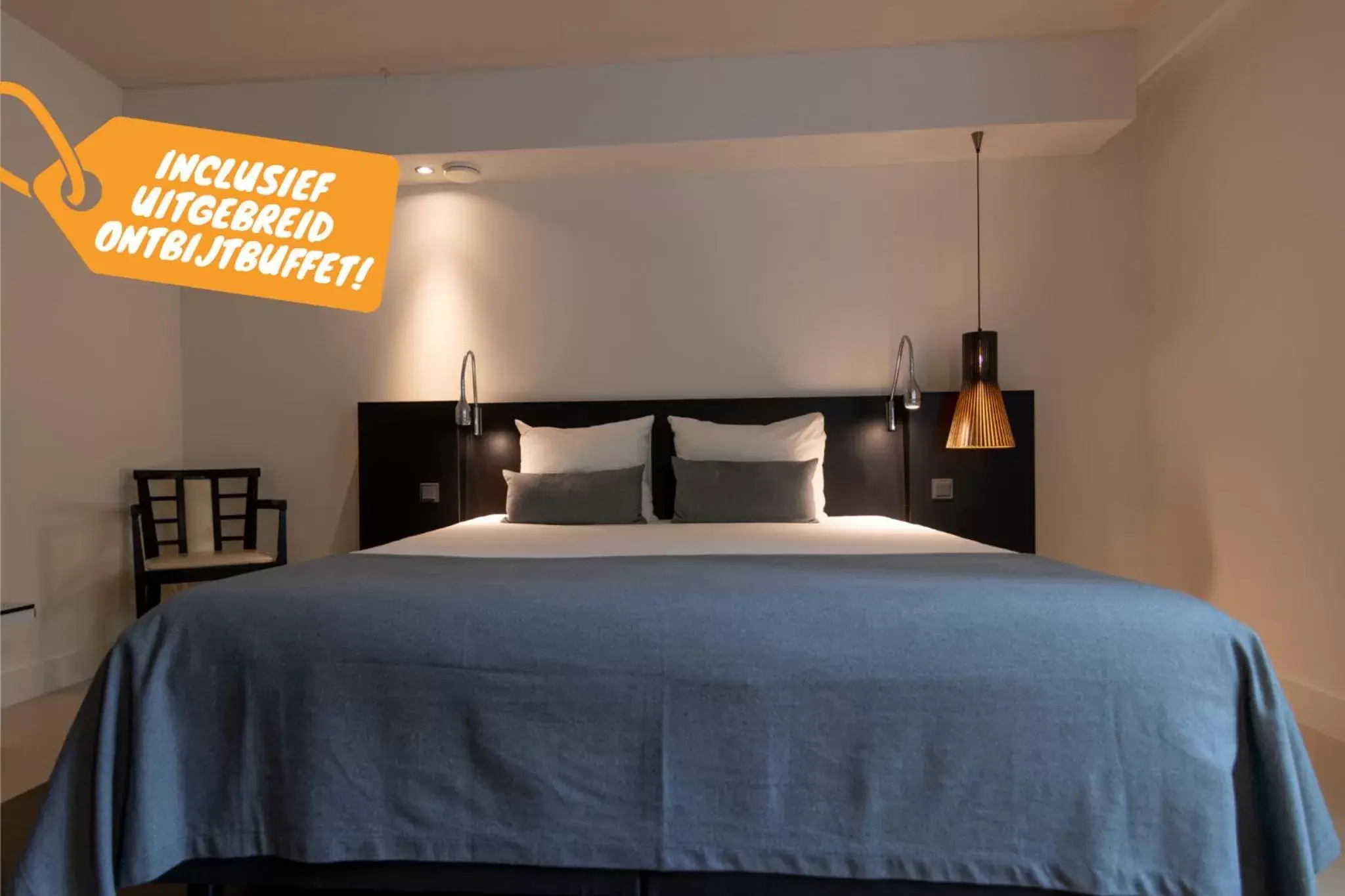Bedroom, Bed in Hotel Landgoed Zonheuvel