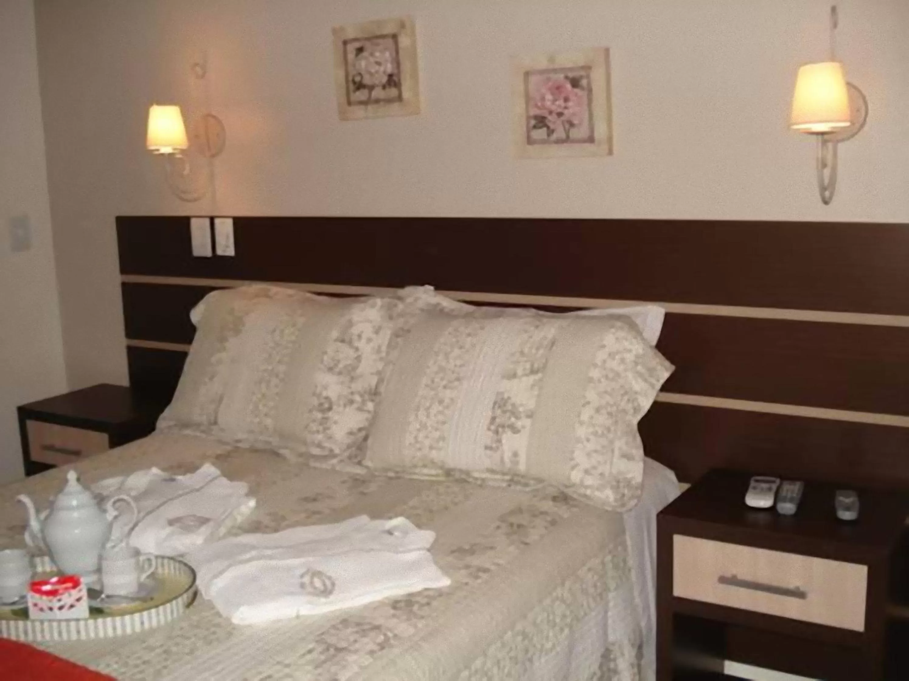 Bed in Pousada Solar Dom Kido