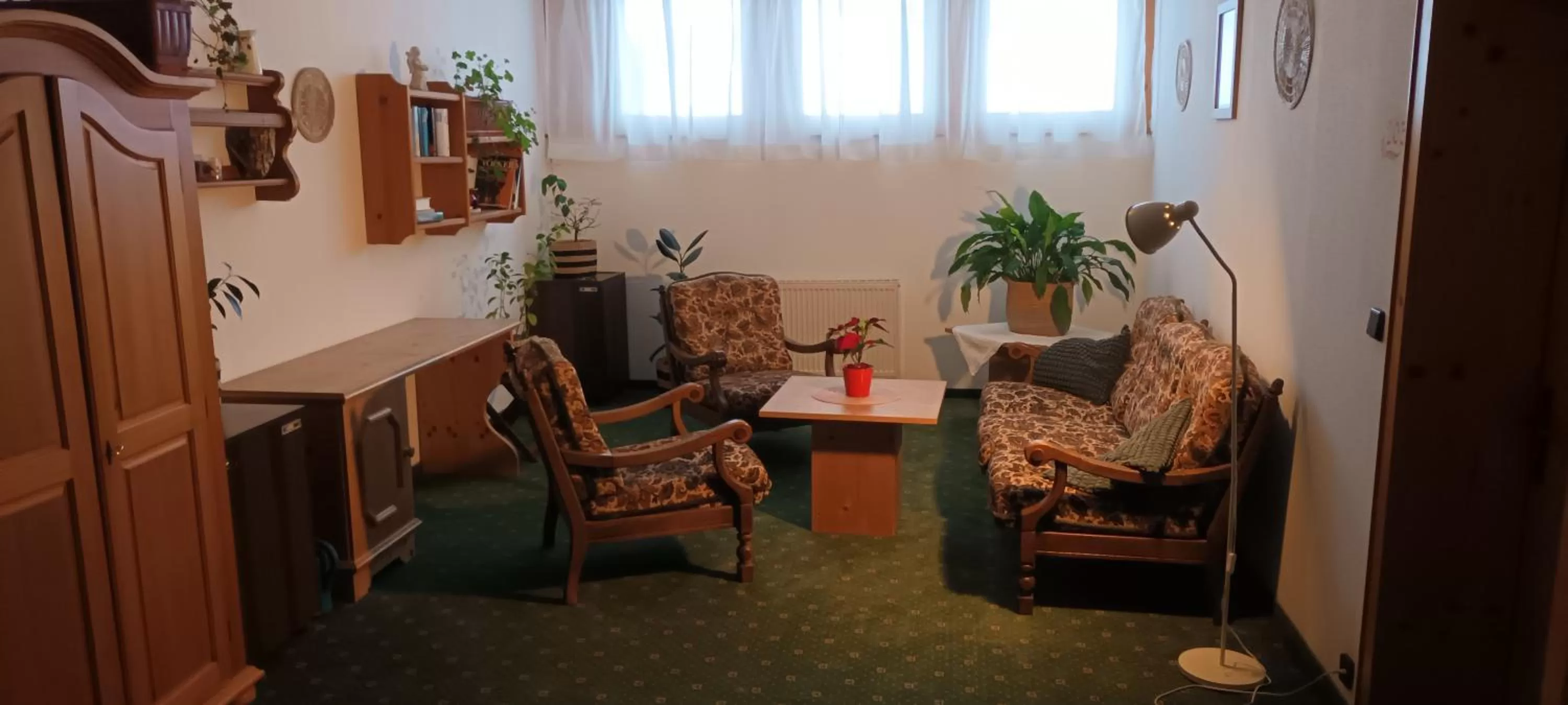 Communal lounge/ TV room in Pension Marienhof