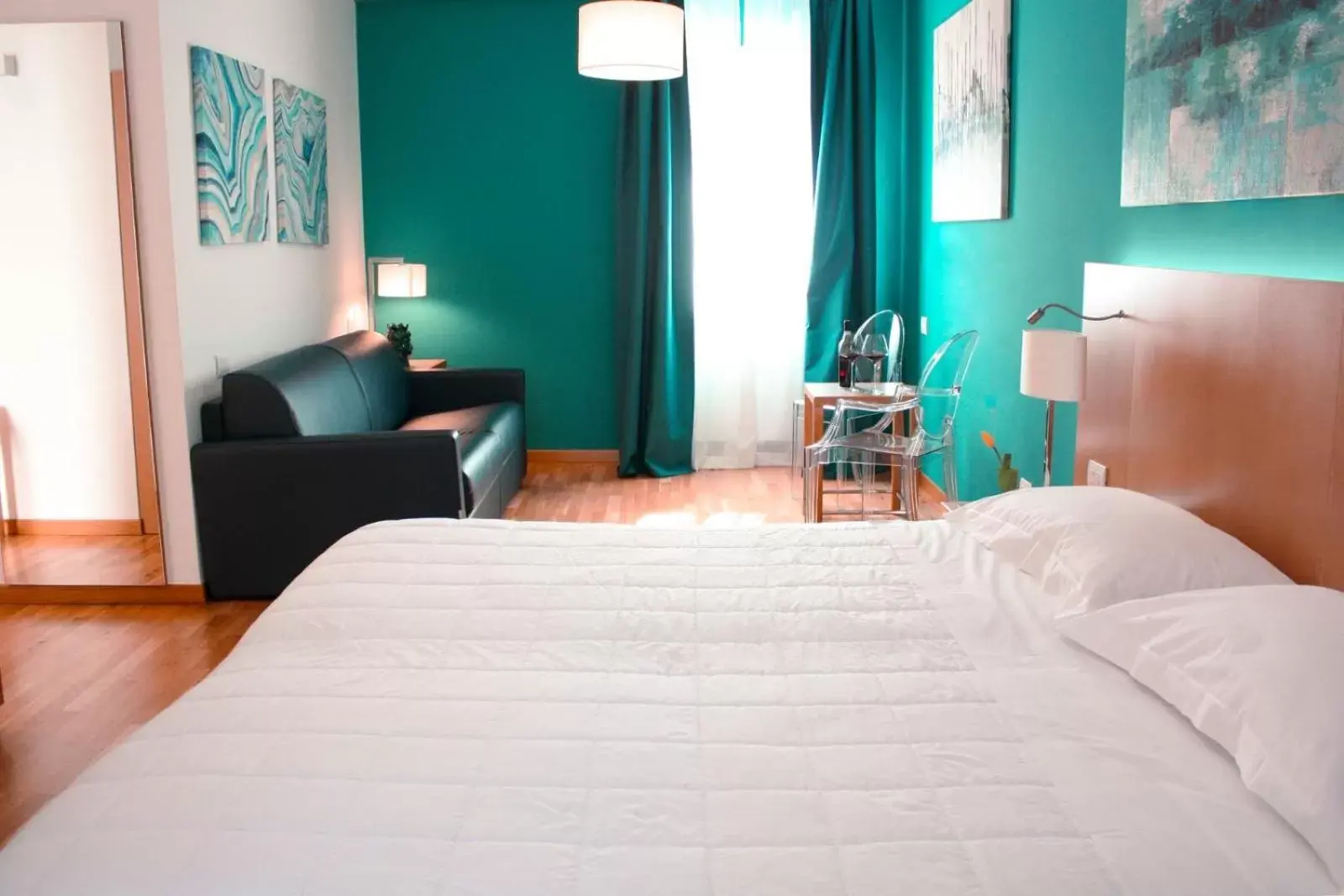 Balcony/Terrace, Bed in Principe Alogna Hotel & SPA Balcony/Terrace, Bed in Principe Alogna Hotel & SPA