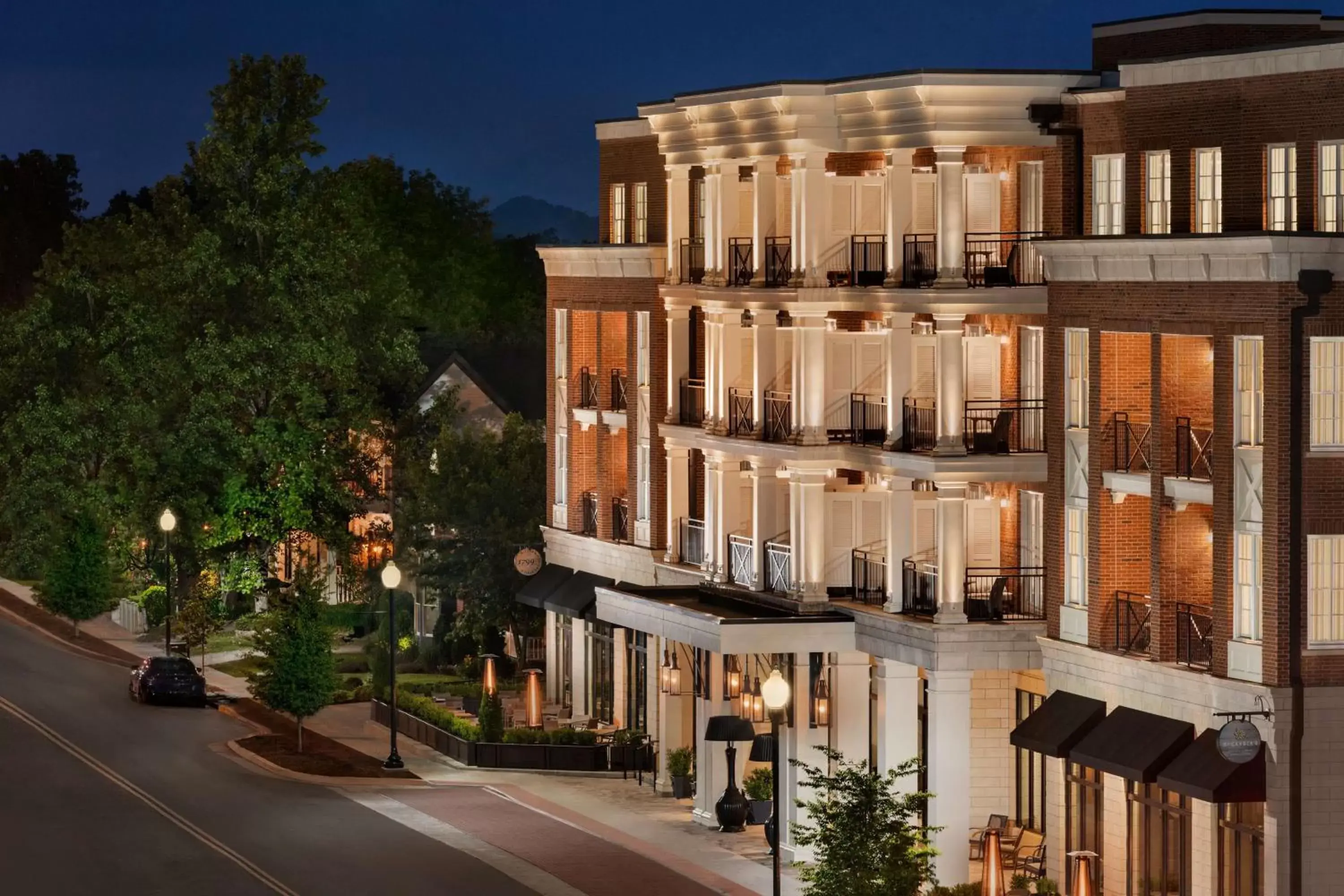 Property building in The Harpeth Downtown Franklin, Curio Collection by Hilton