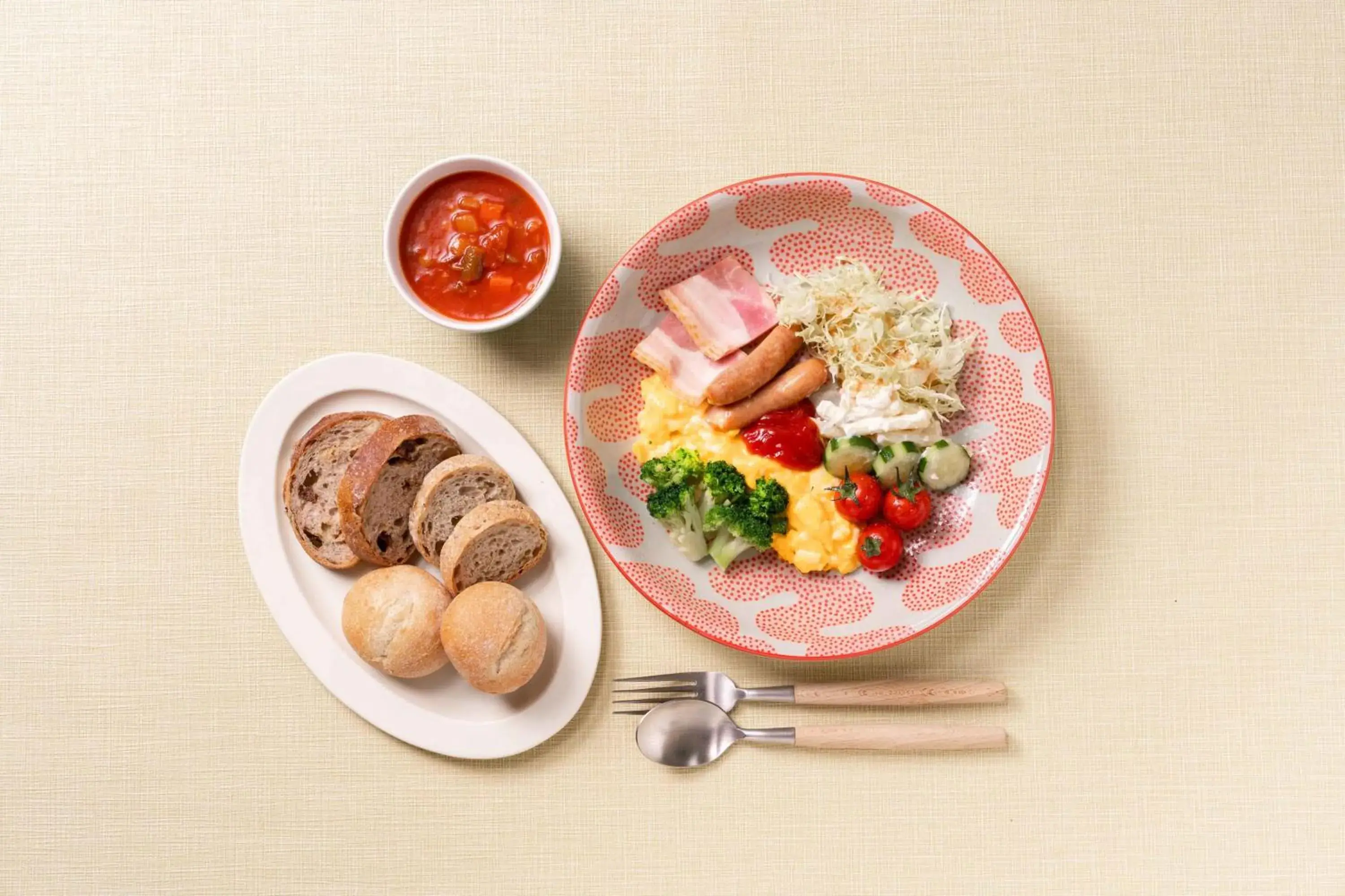 Buffet breakfast in Vessel Inn Yachiyo Katsutadaiekimae