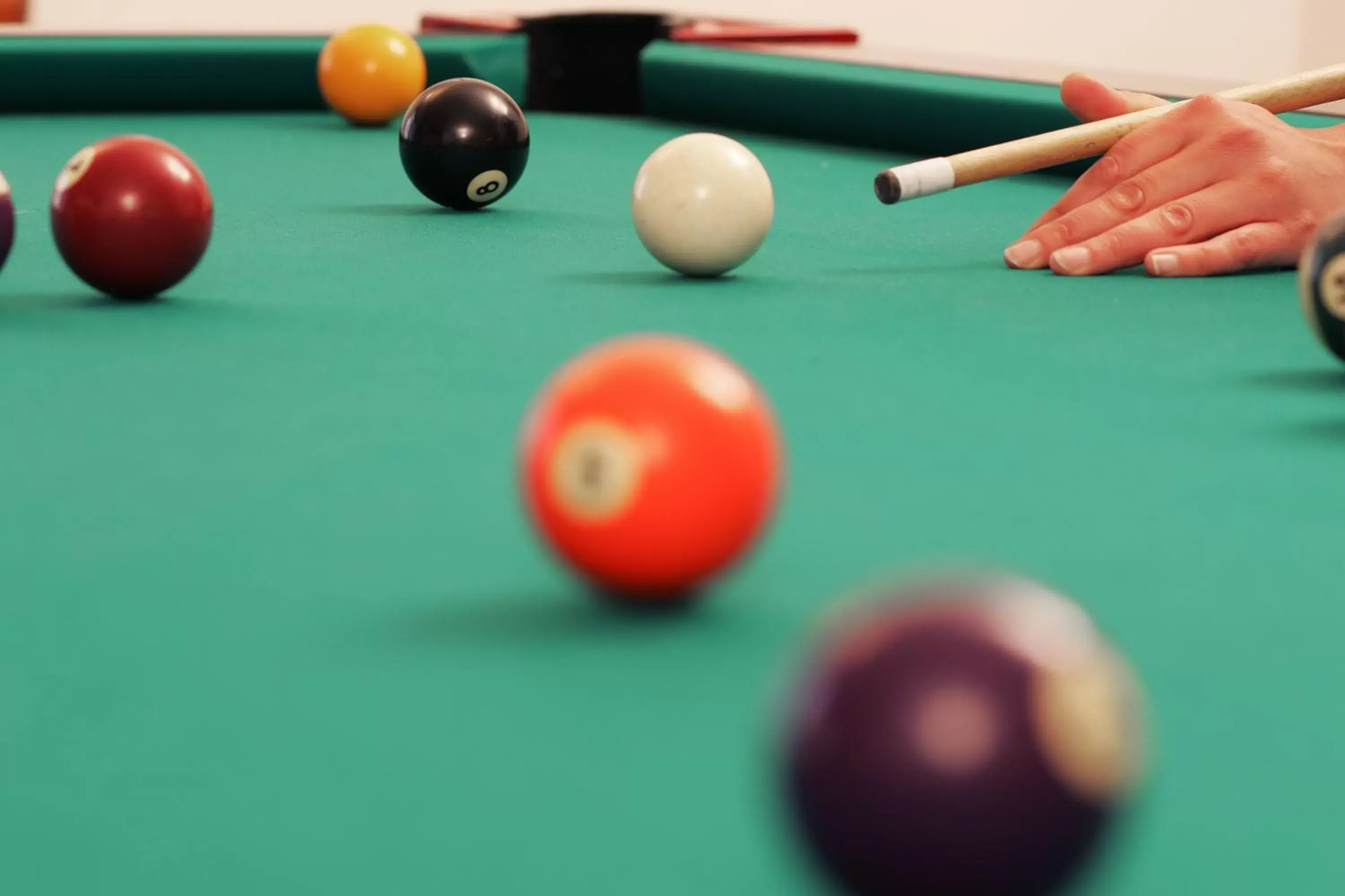 Communal lounge/ TV room, Billiards in Hotel Vallecetta